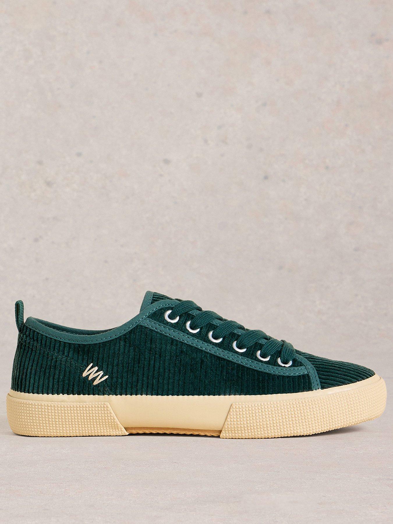 undefined Pippa Cord Lace Up Trainer - Blue