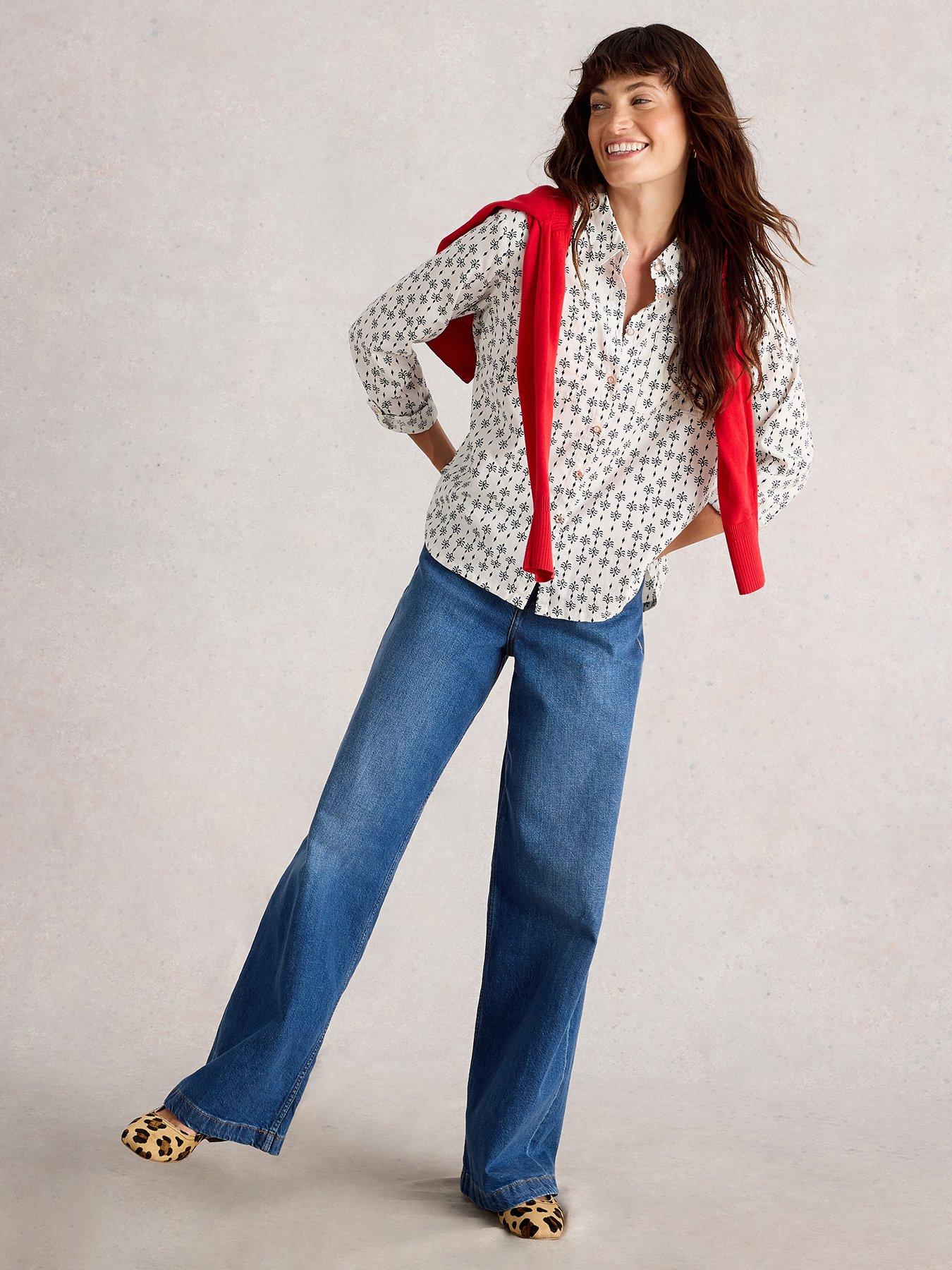 undefined Sophie Cotton Shirt - White