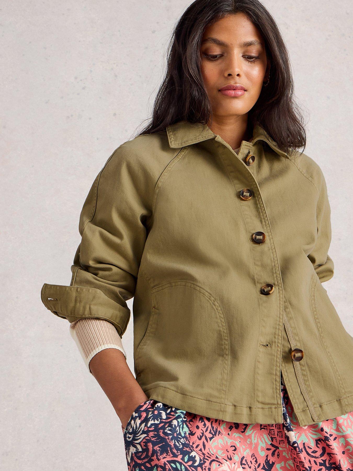 undefined Eden Denim Jacket - Green