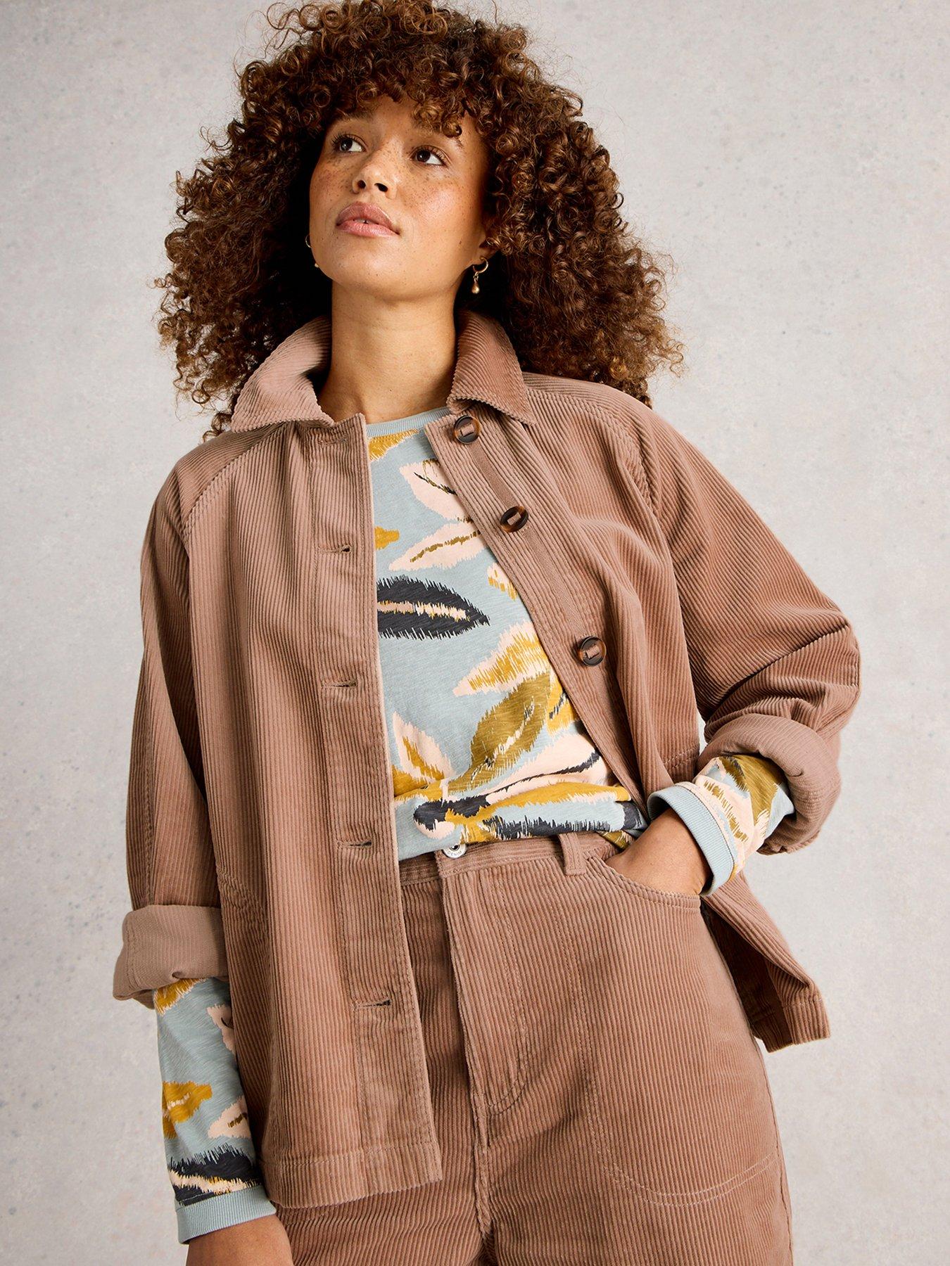 undefined Eden Cord Jacket - Beige