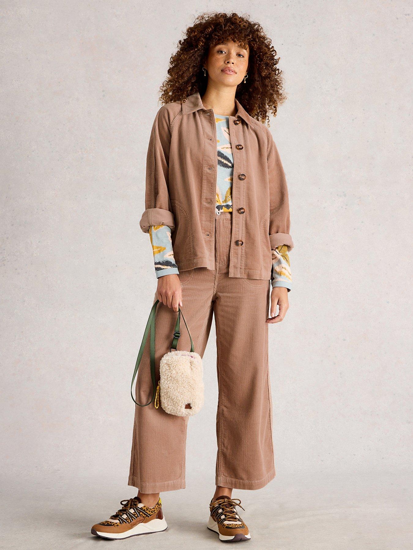 Image 3 of 6 of White Stuff Eden Cord Jacket - Beige