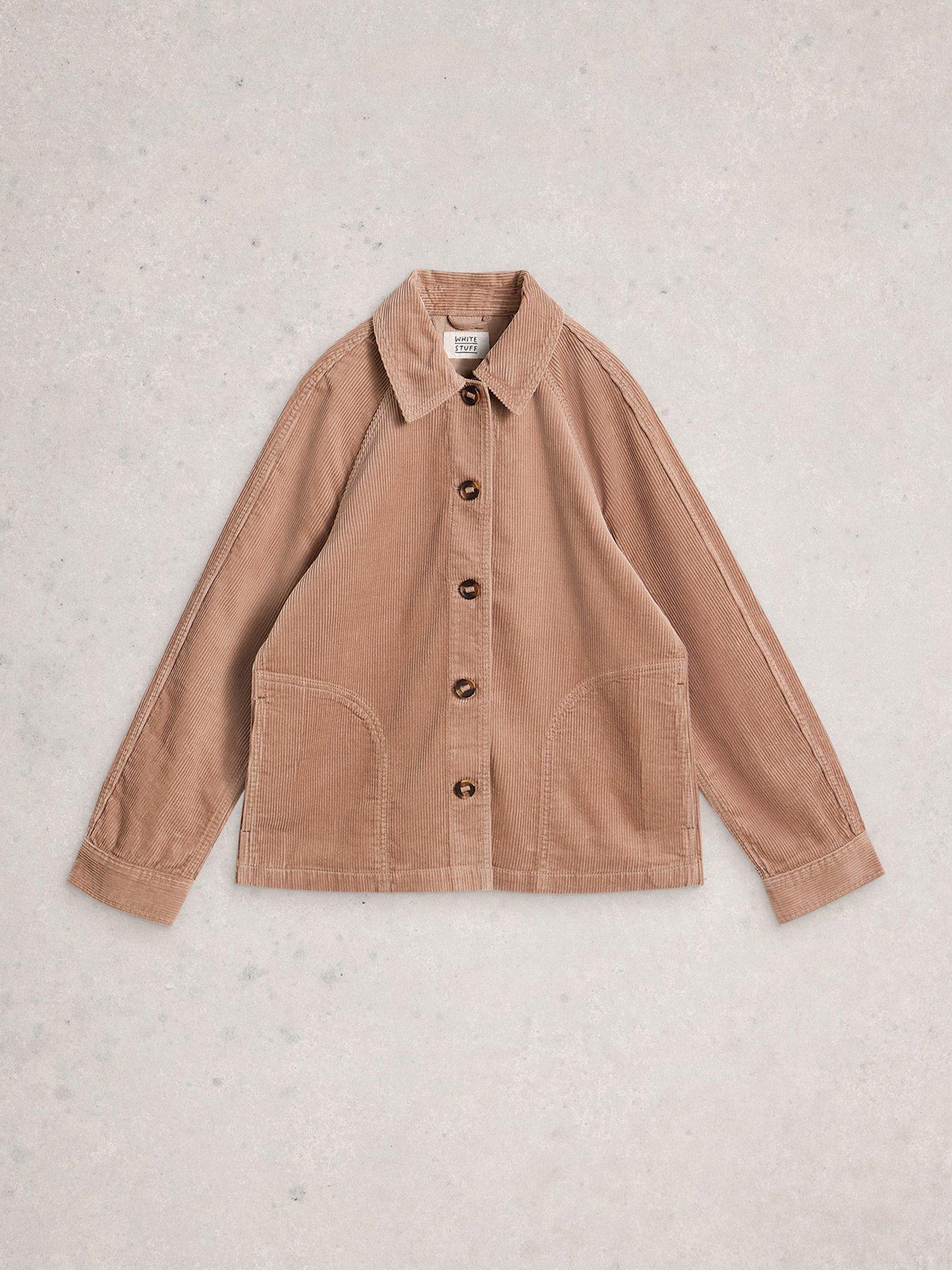 Image 5 of 6 of White Stuff Eden Cord Jacket - Beige