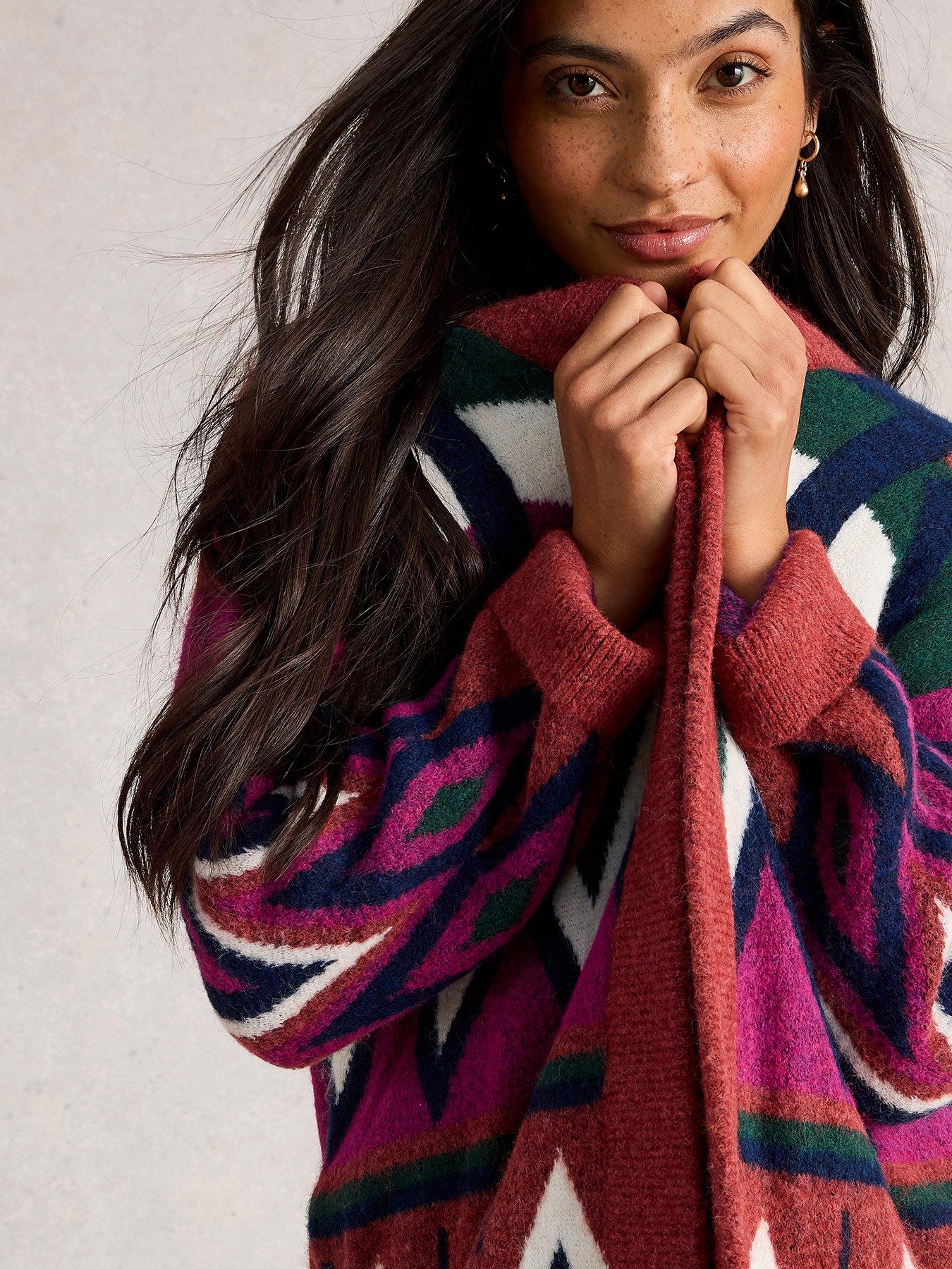 undefined Alice Abstract Cardi - Purple