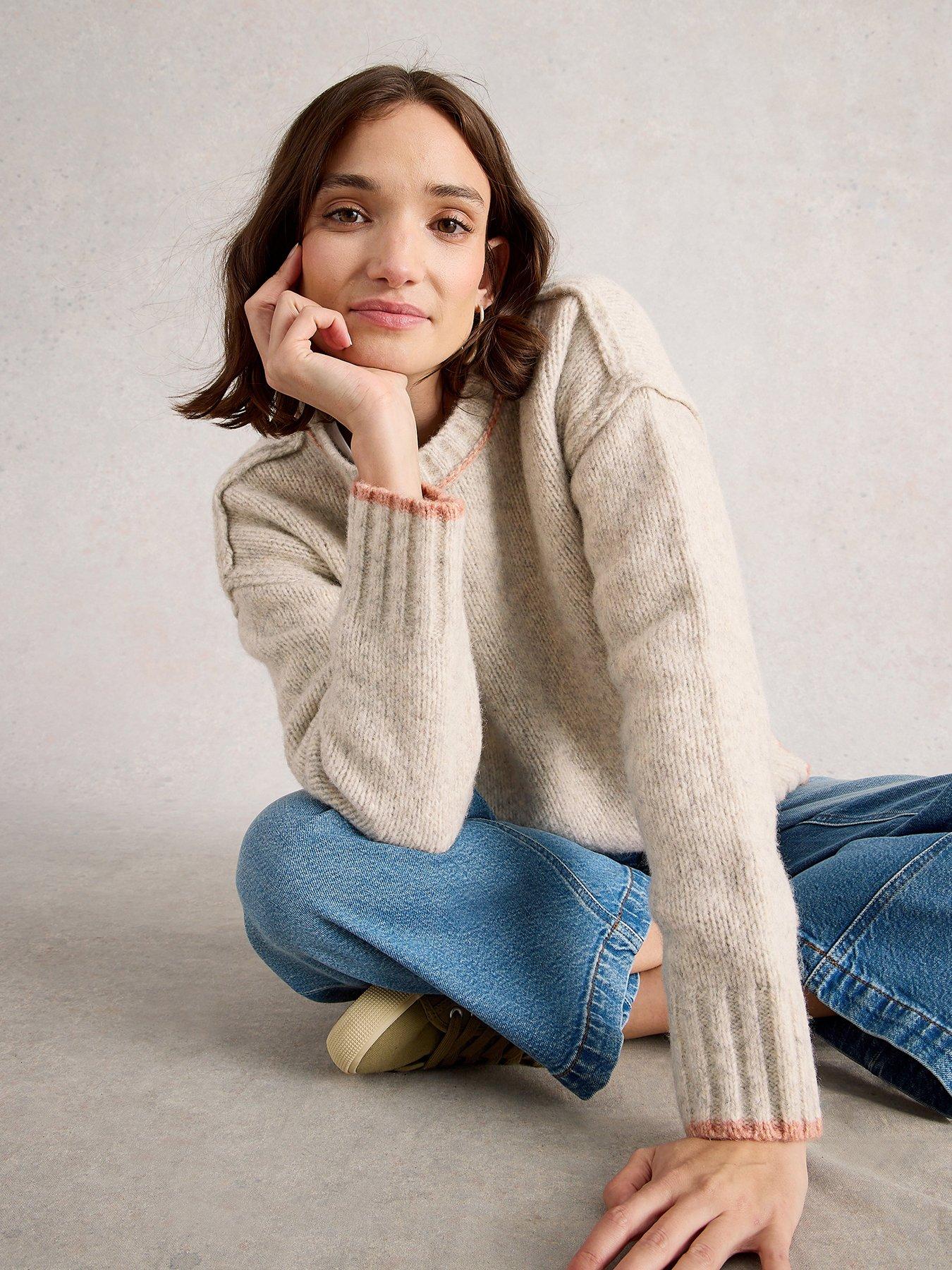 Image 4 of 6 of White Stuff Justine Jumper - Beige