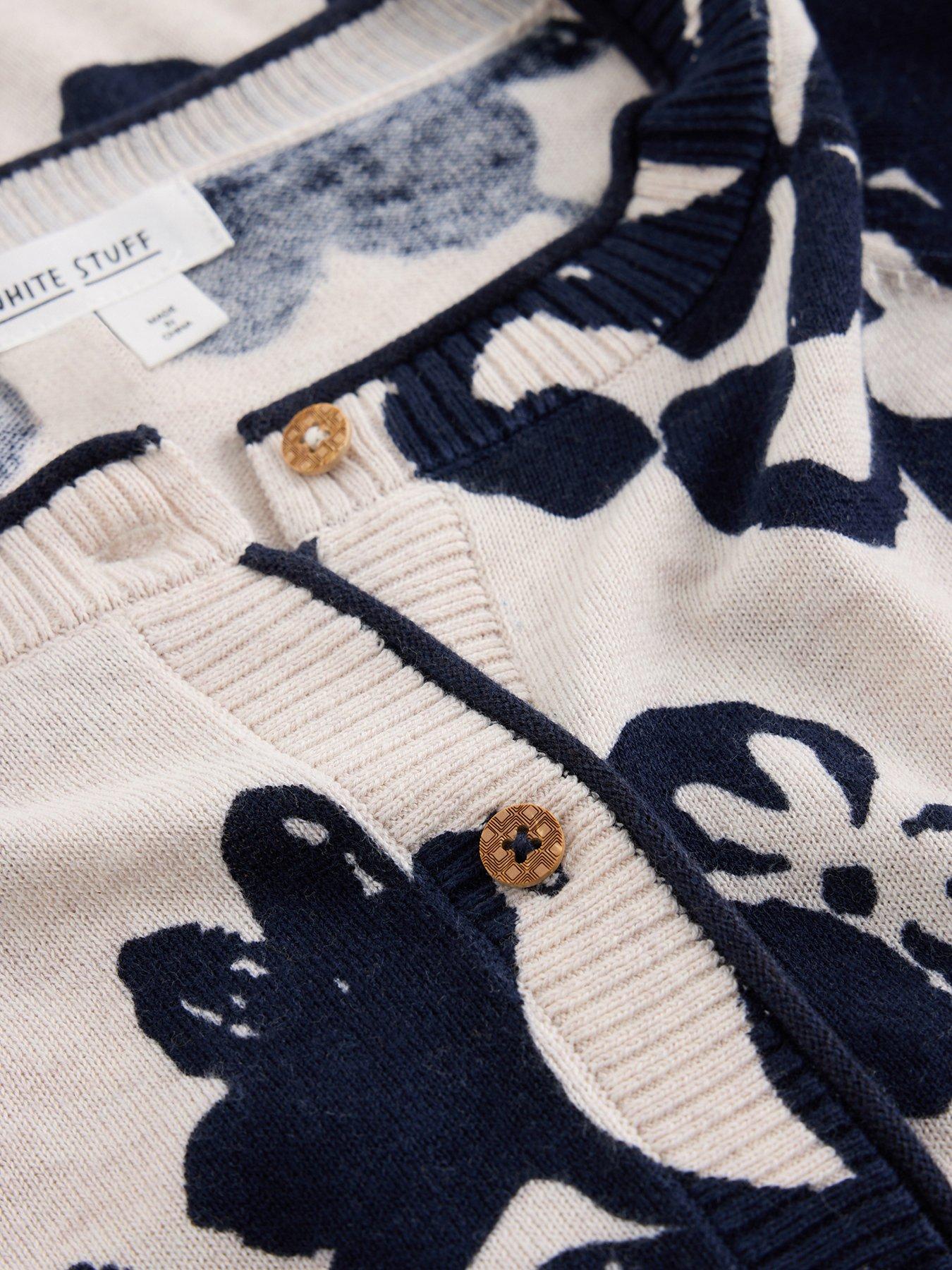 Image 6 of 6 of White Stuff Lulu Print Cardi - Beige