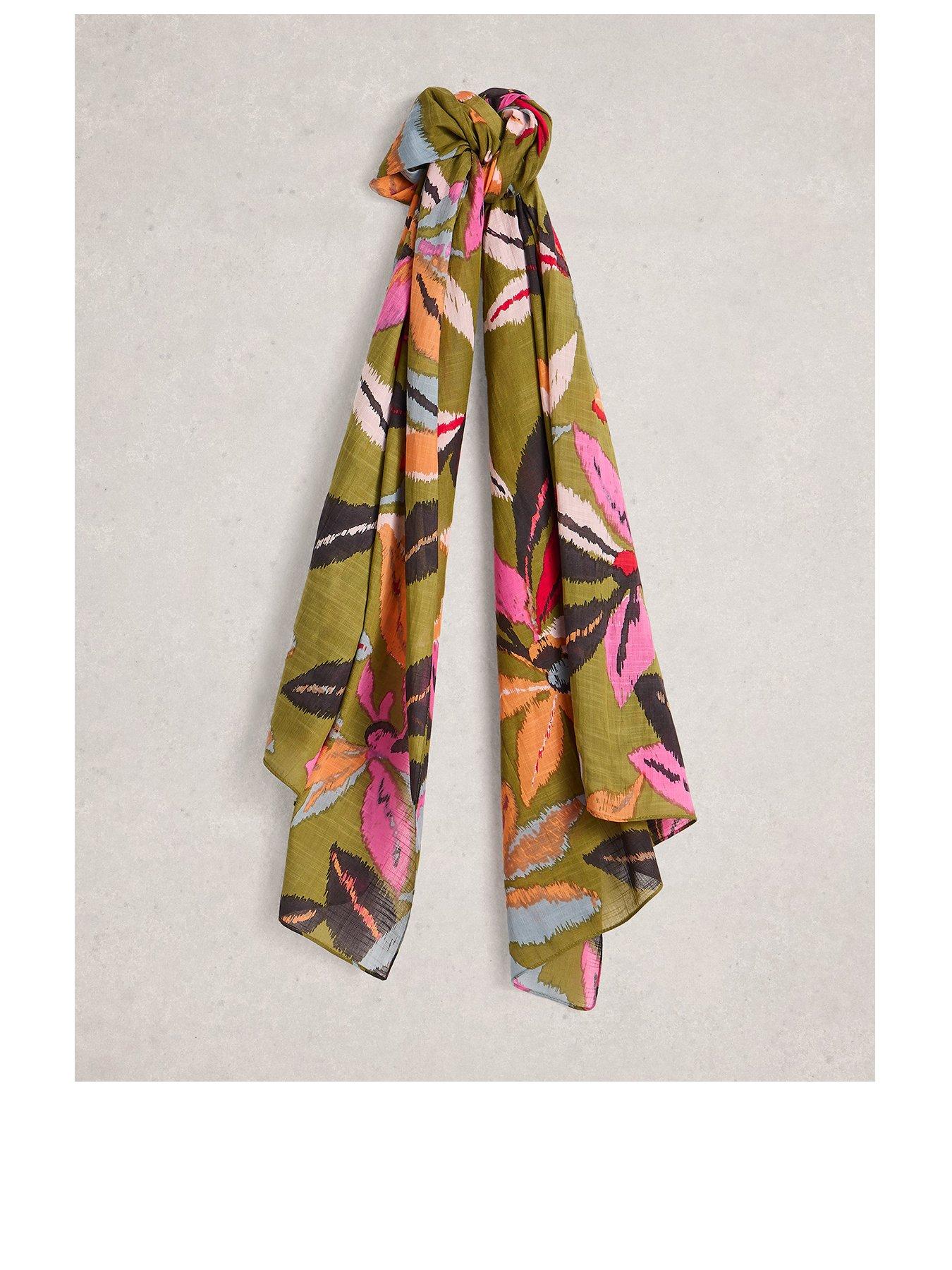 undefined Callie Printed Scarf - Green