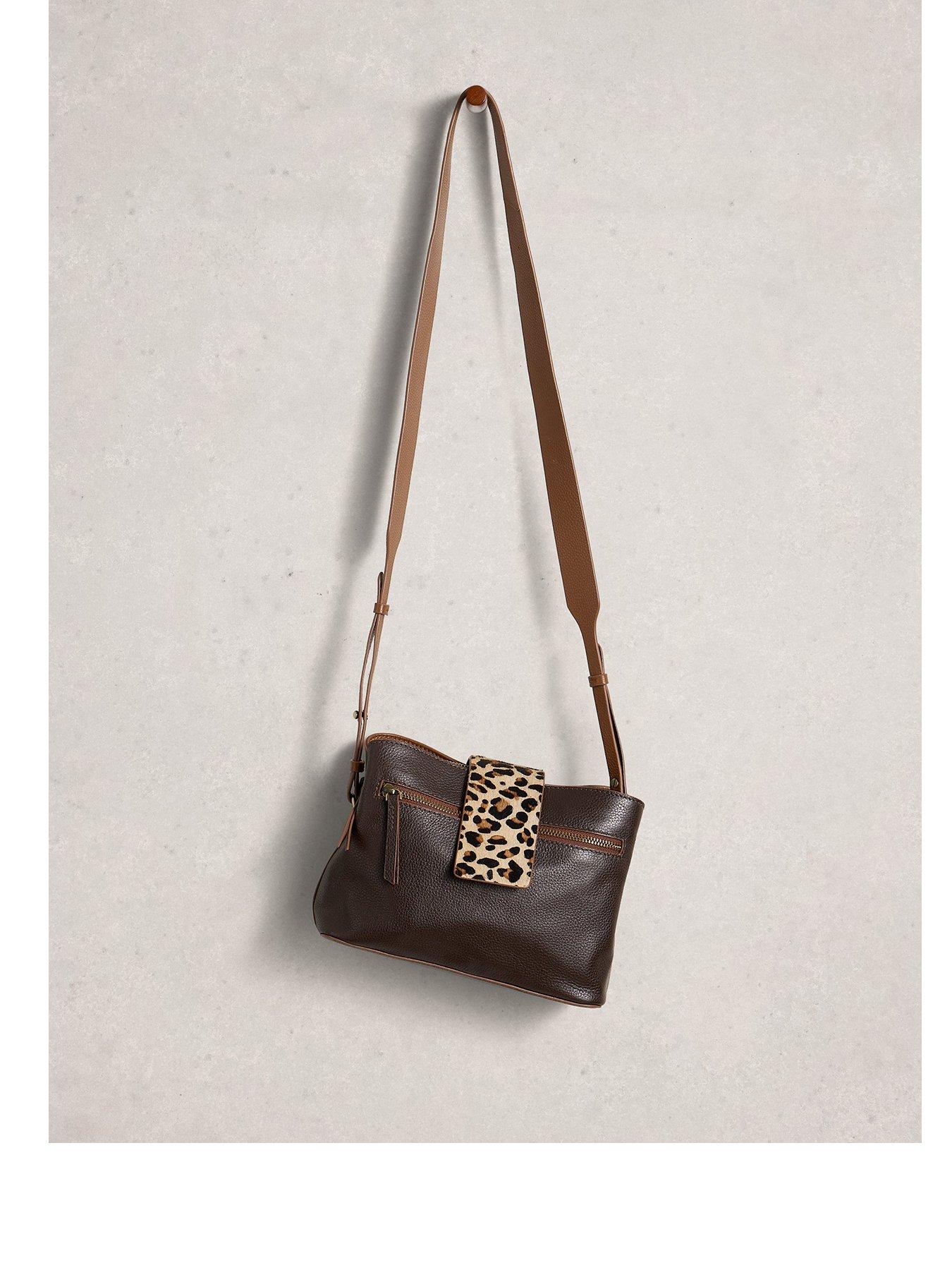undefined Tabby Leather Crossbody - Brown
