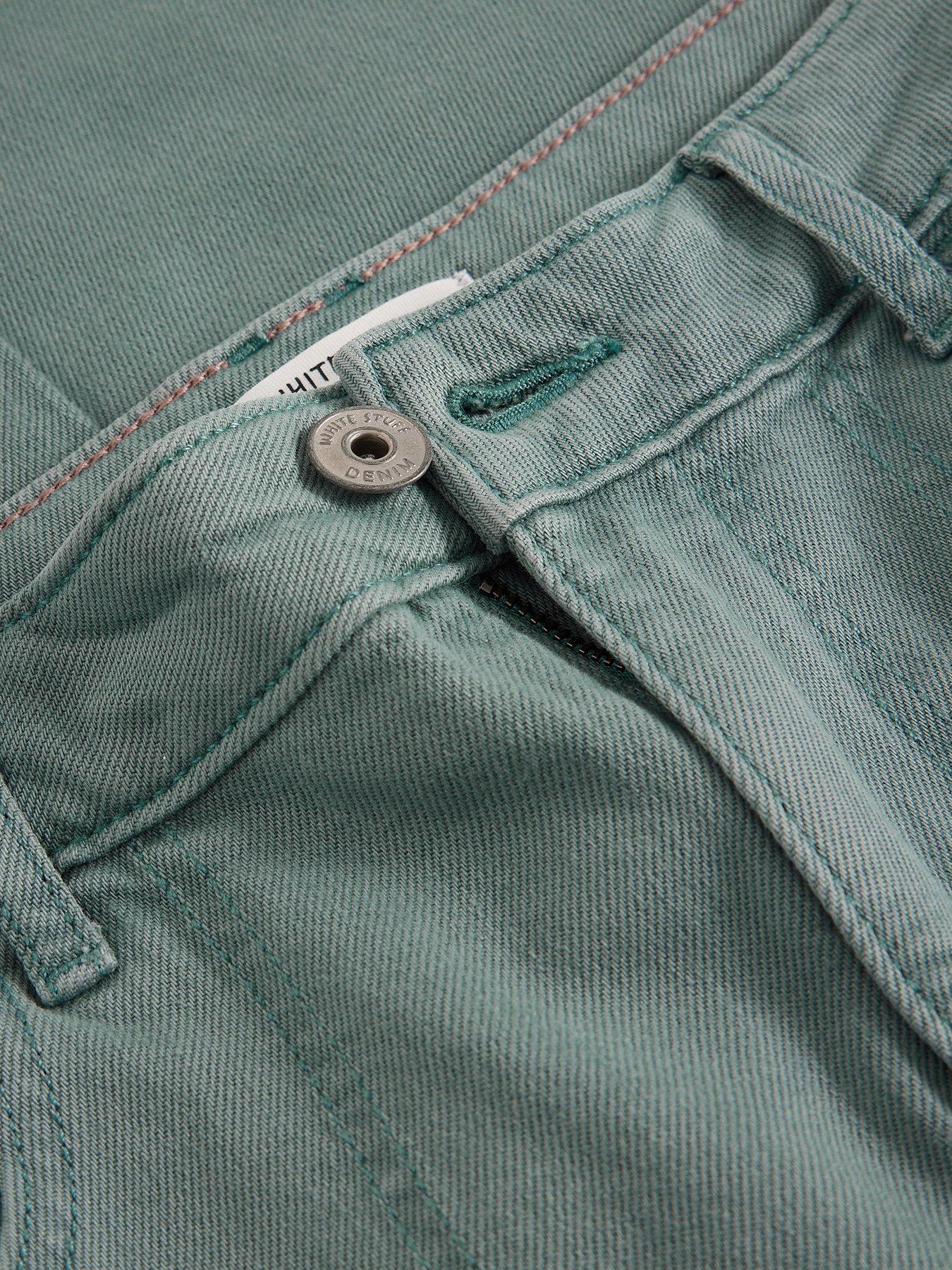 Image 6 of 6 of White Stuff Tia Wide Leg Crop Jean - Blue