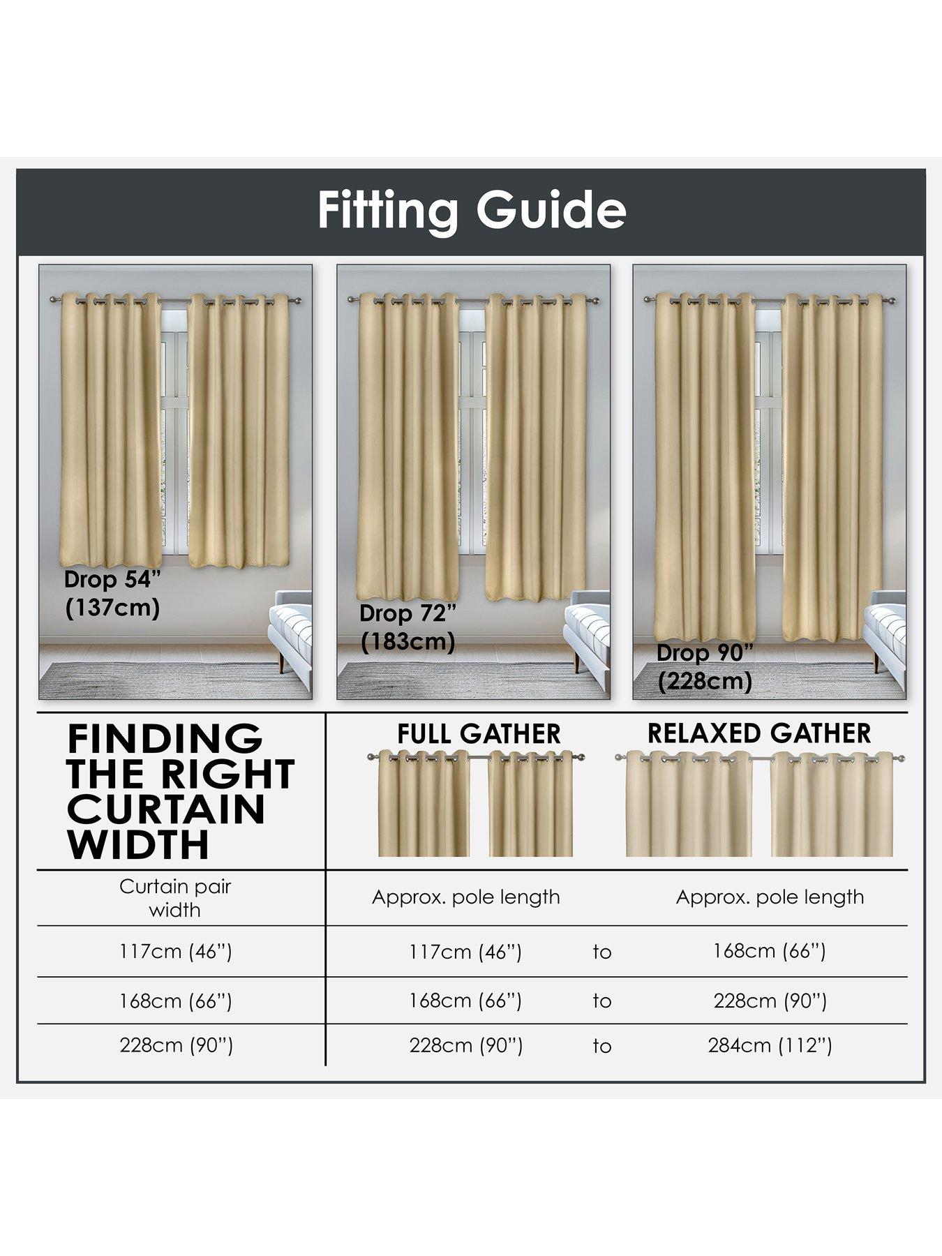 Image 7 of 7 of The Very Collection Woven Blackout Eyelet Curtains 46x54