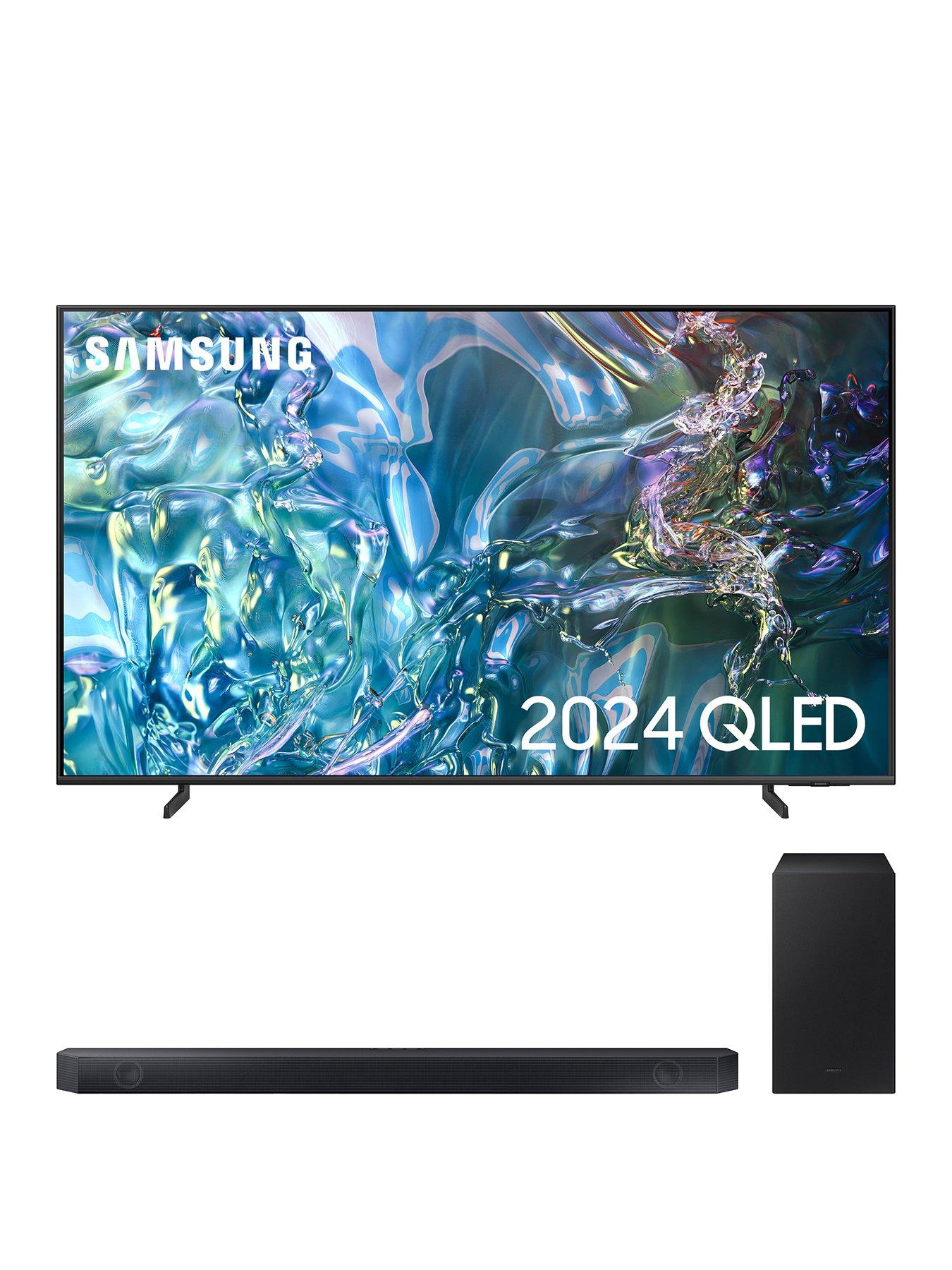 undefined Samsung TV/Soundbar Package: Q60D, 85 inch, QLED, 4K Smart TV with Q600C 3.1.2CH  Wireless Soundbar