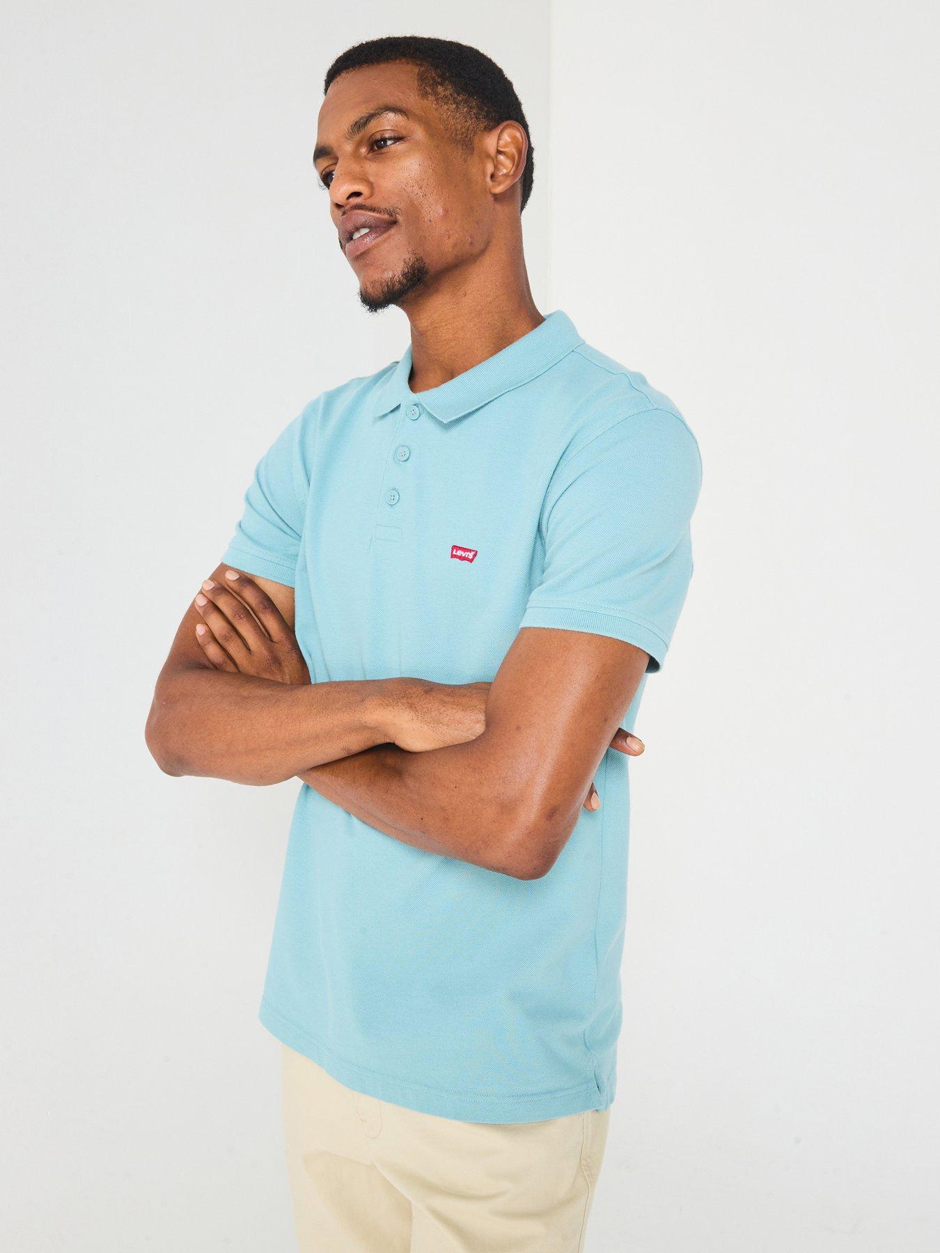 Levi's Levis Housemark Short Sleeve Polo Shirt Blue Very