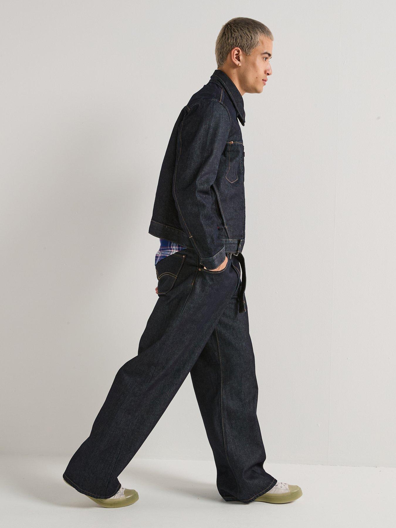 Image 4 of 6 of Levi's Twisted Baggy Fit Jeans - Twist And Sew - Black