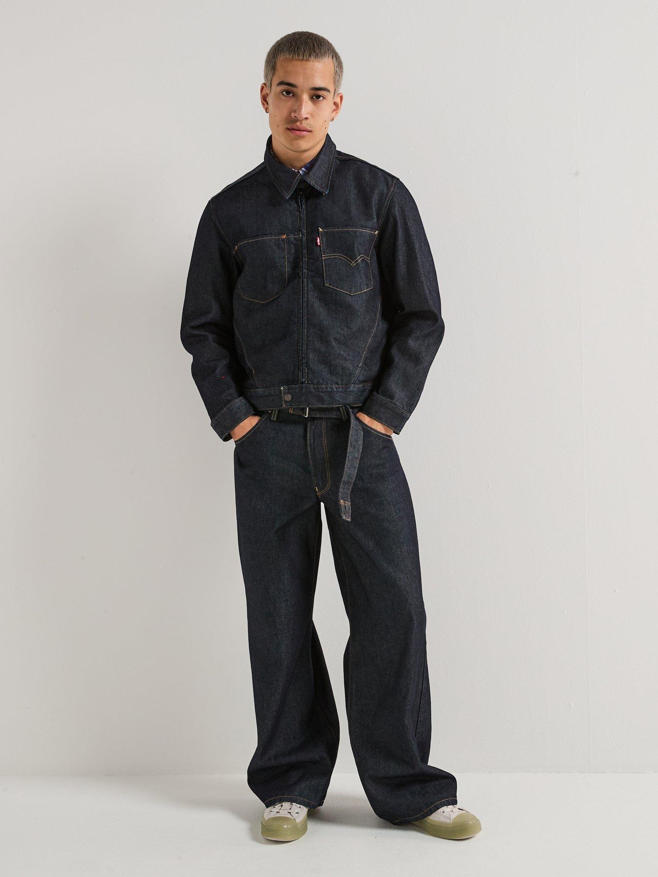 Image 5 of 6 of Levi's Twisted Baggy Fit Jeans - Twist And Sew - Black