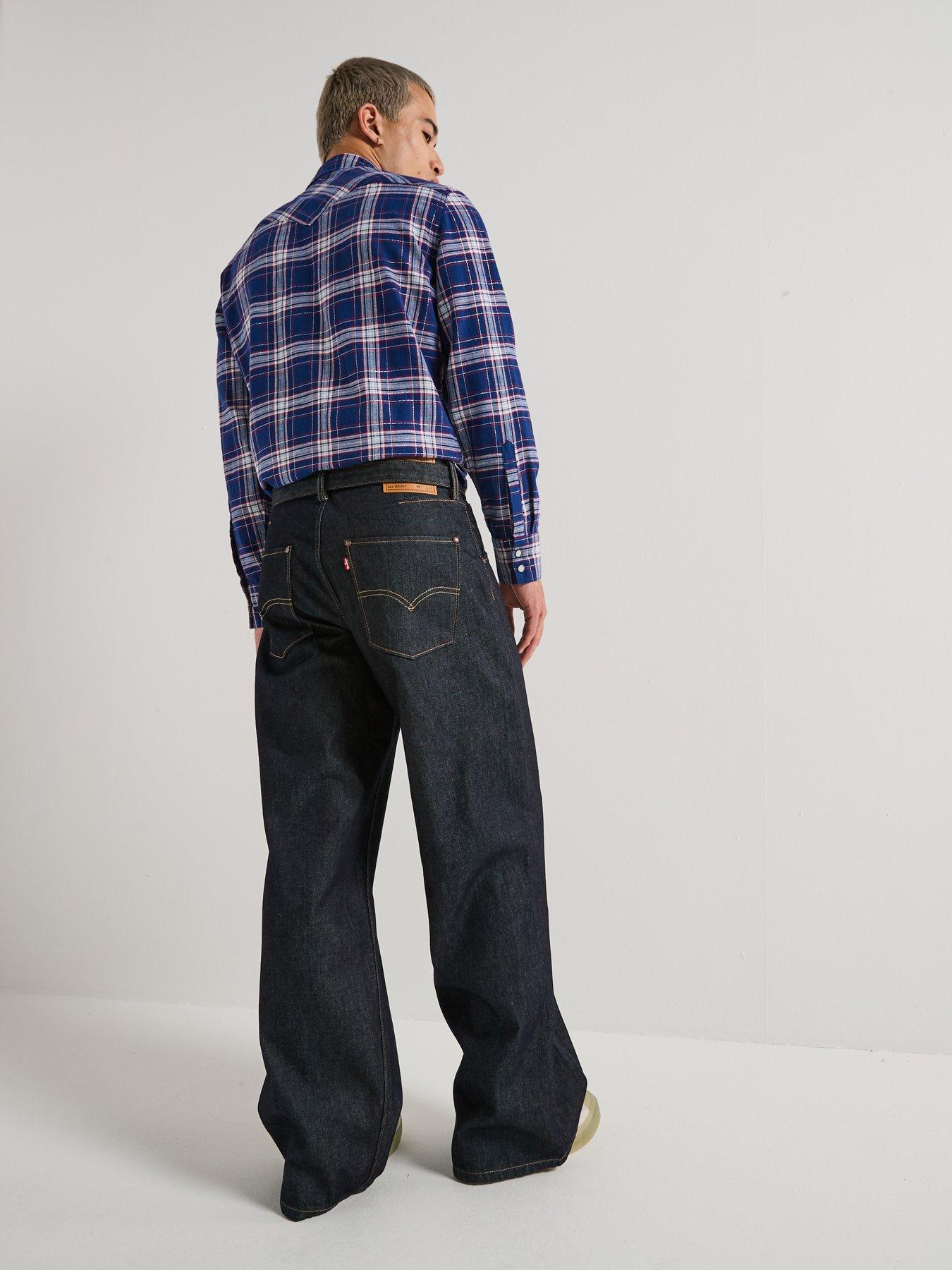 Image 6 of 6 of Levi's Twisted Baggy Fit Jeans - Twist And Sew - Black