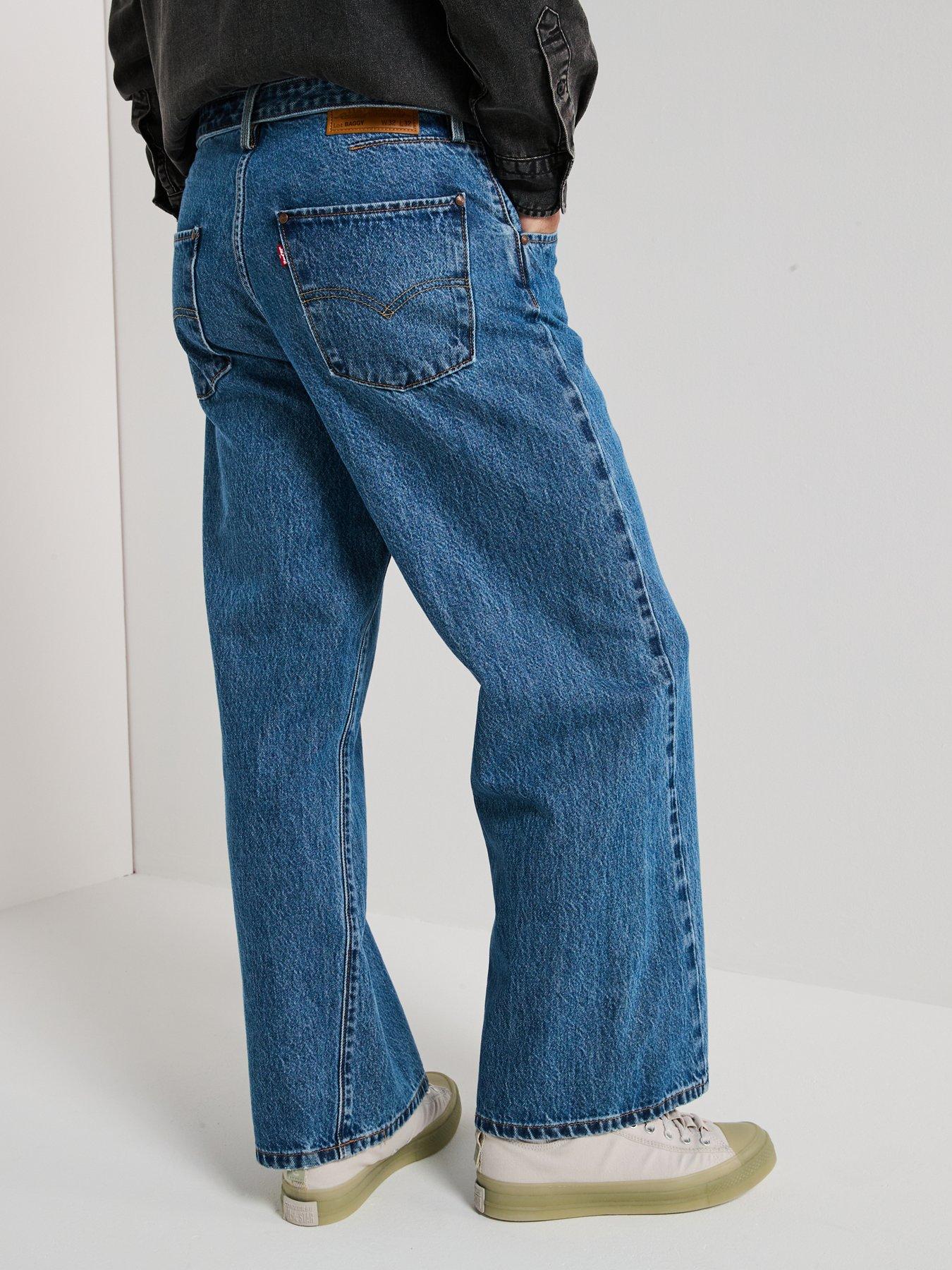 Image 2 of 6 of Levi's Twisted Baggy Fit Jeans - Let's Do The Twist - Blue