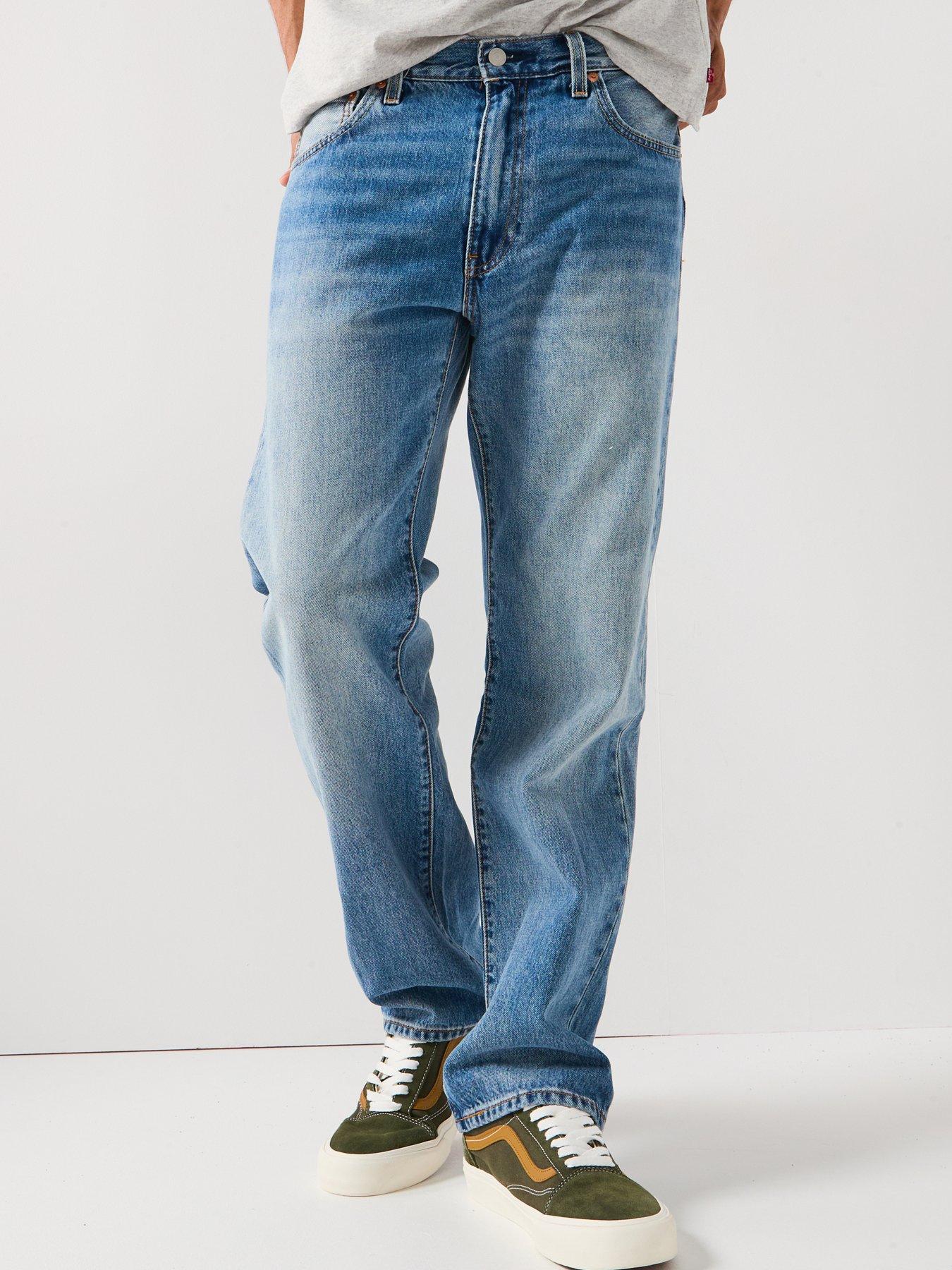 undefined 555 Relaxed Straight Fit Jeans - Indigo Champion - Blue