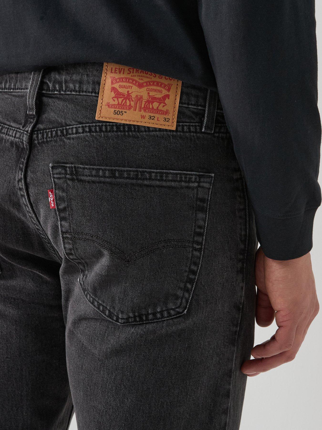 Image 4 of 5 of Levi's 505 Regular Fit Jeans - Fly On The Wall