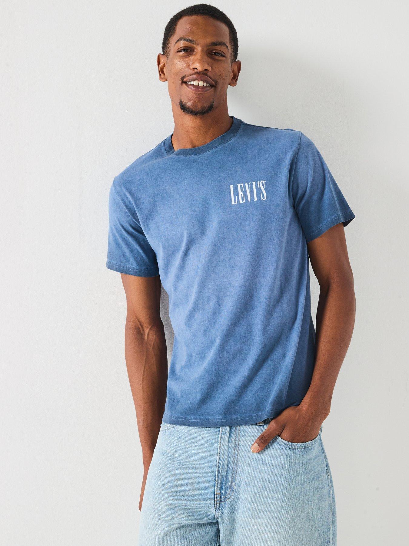 undefined Levi's Relaxed Fit Short Sleeve T-shirt- Navy