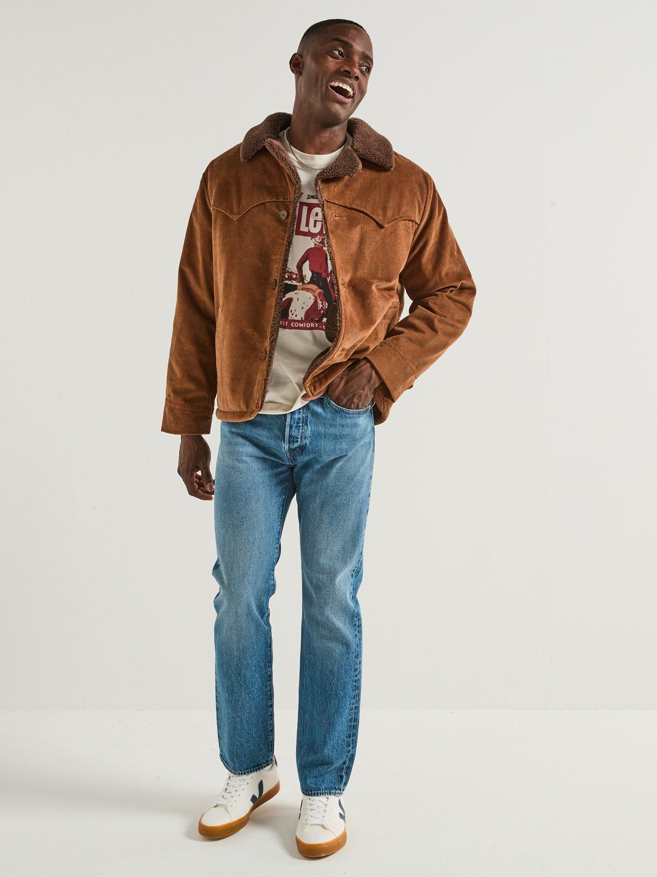 Levi's Durham Short Button Cord Jacket - Brown | Very