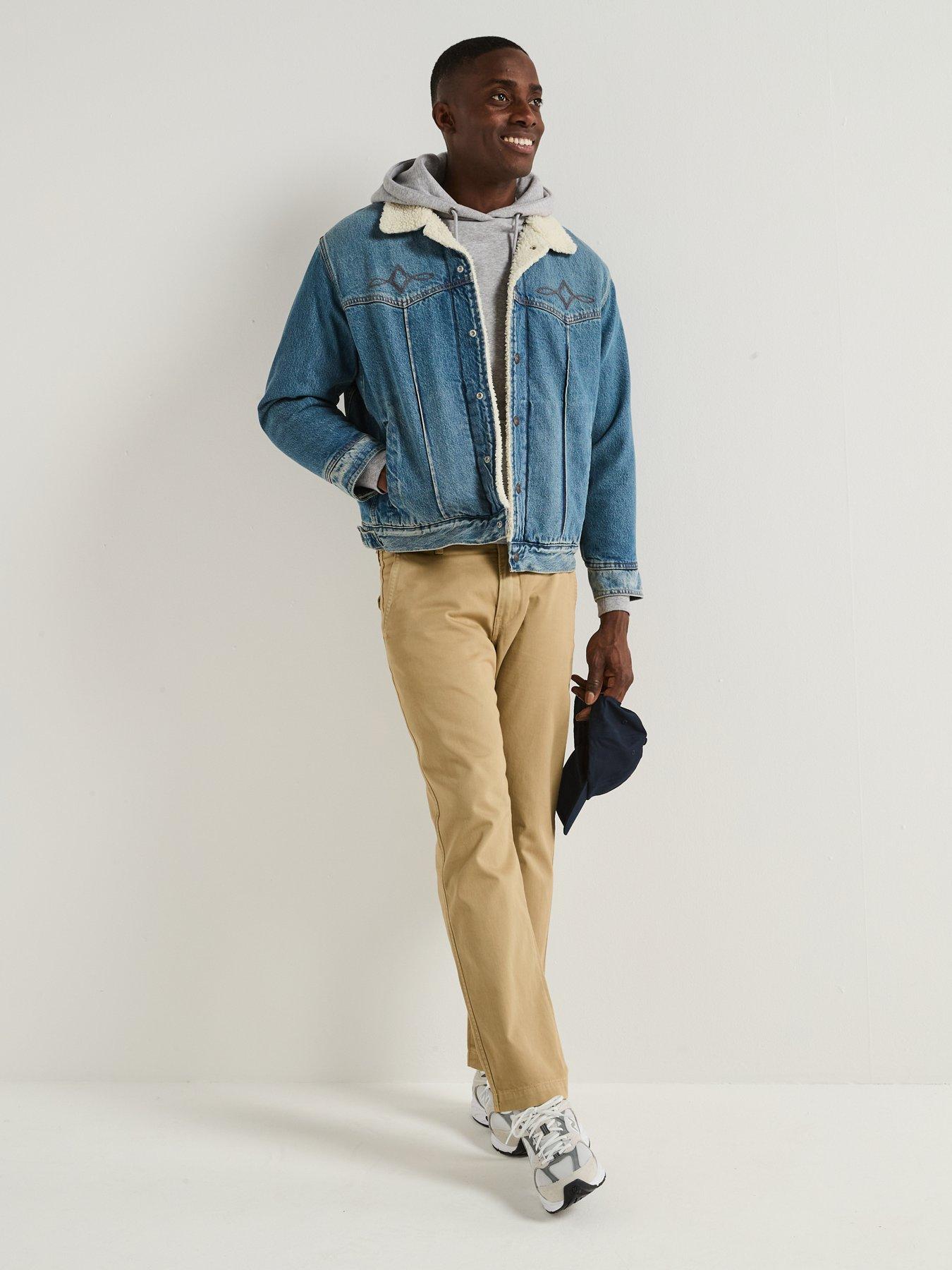 Veste Trucker Denim Sherpa Levi's Homme Bleu - Taille XL - Neuf (sans étiquettes)