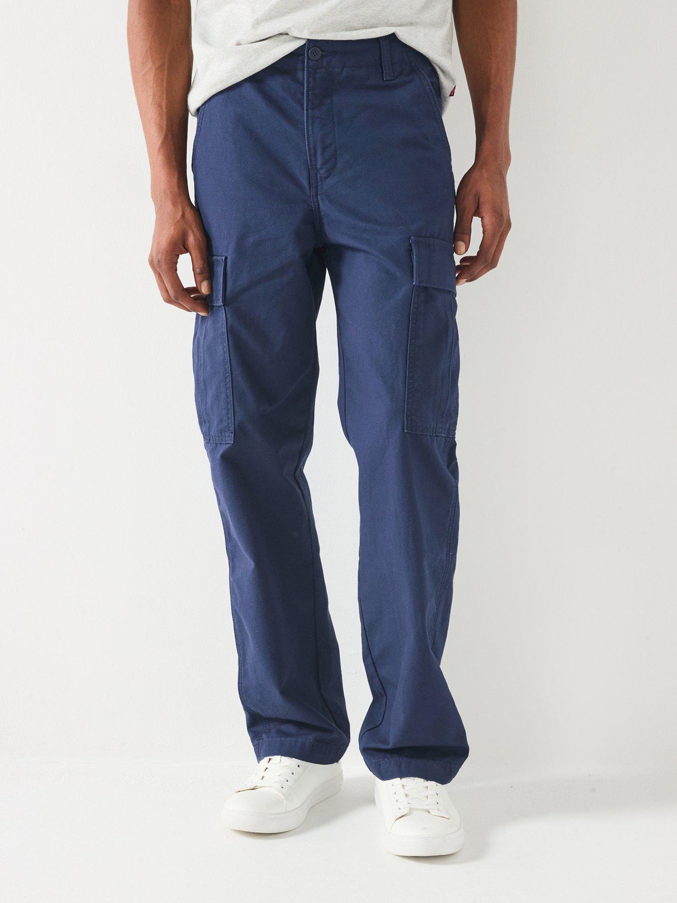 Levi's XX Straight Fit Cargo Trousers  - Dark Blue