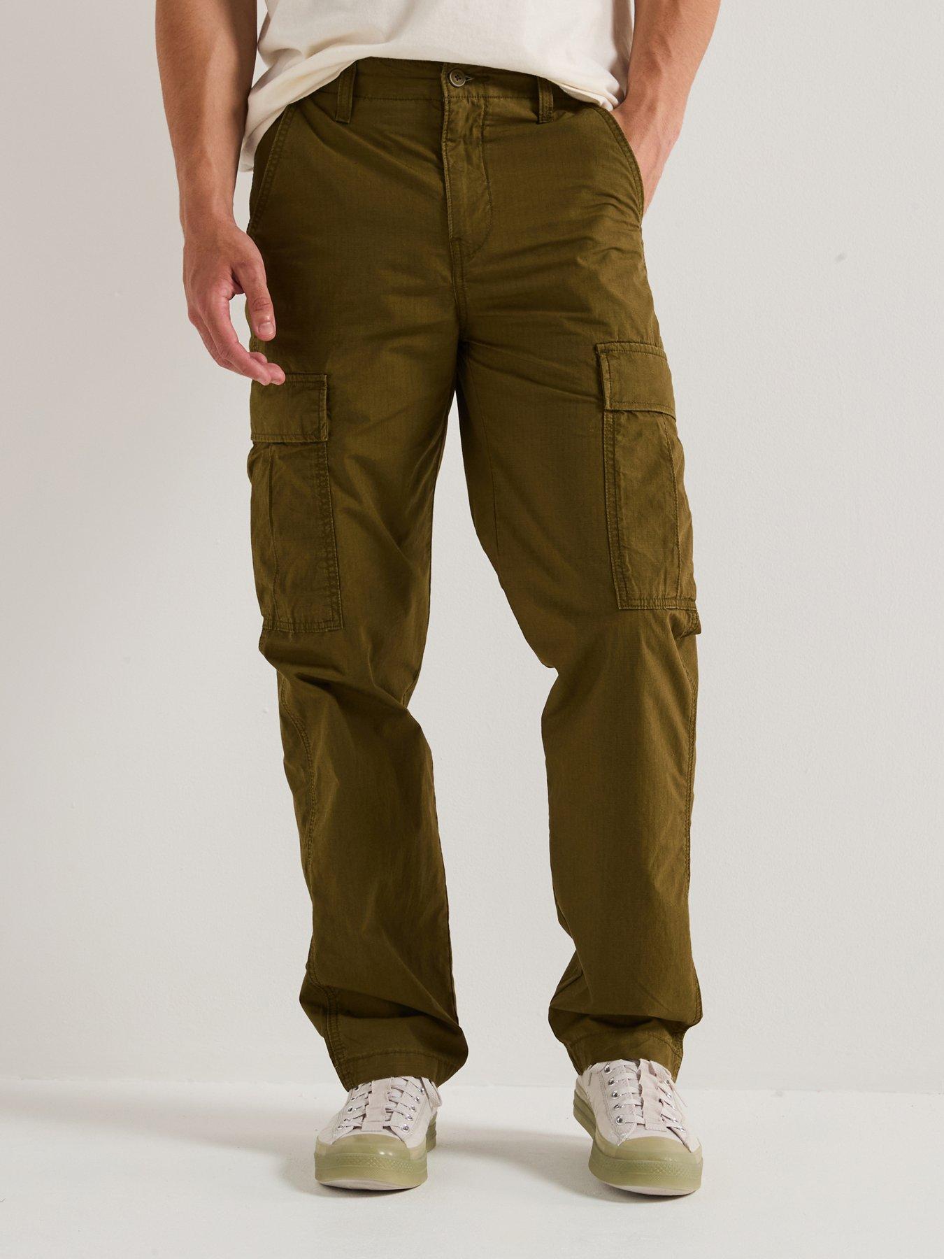 undefined Levis Straight Fit Cargo Trousers - Green