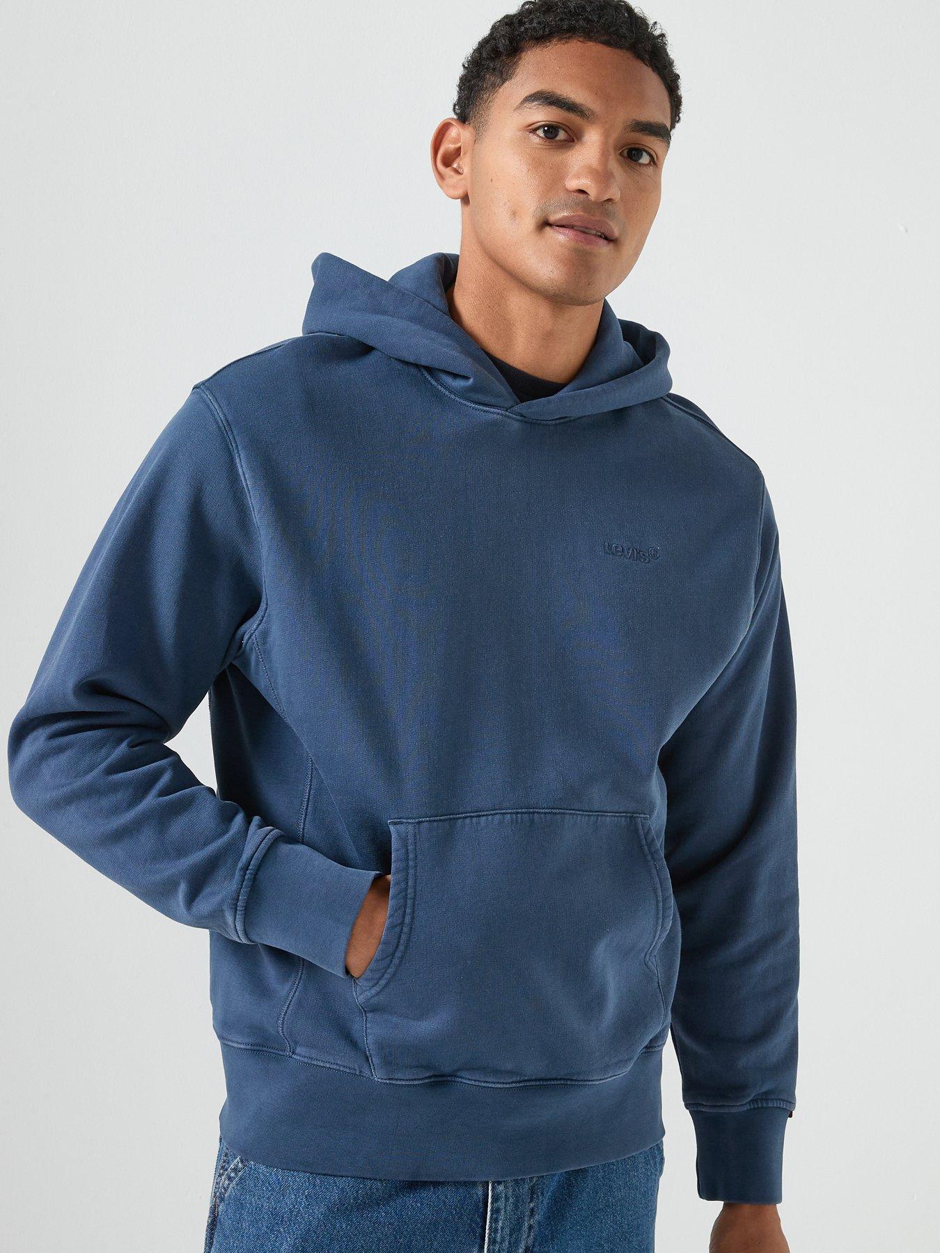 Levi's Authentic Relaxed Fit Fleece Hoodie - Navy - Dark Blue