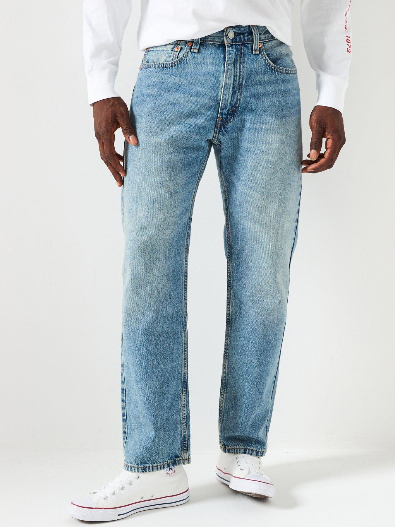 Image 1 of 5 of Levi's 555 '96 Relaxed Straight Fit Jeans - My Other Life - Light Blue