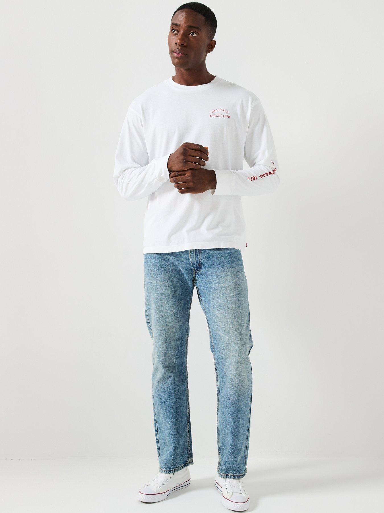 Image 3 of 5 of Levi's 555 '96 Relaxed Straight Fit Jeans - My Other Life - Light Blue