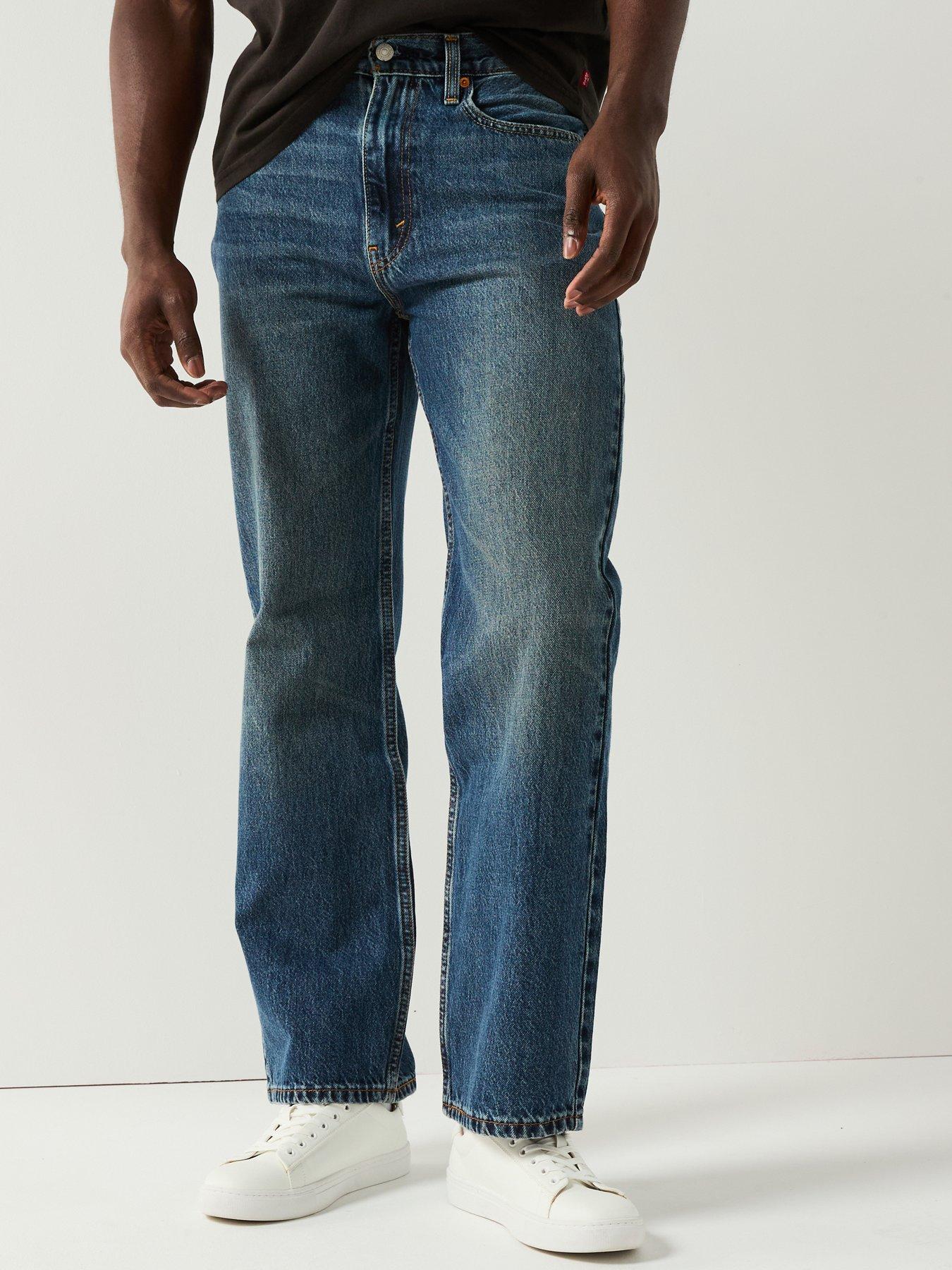 Levi's 565 Loose Straight Fit Jeans, Blue, Size 32, Inside Leg Regular, Men