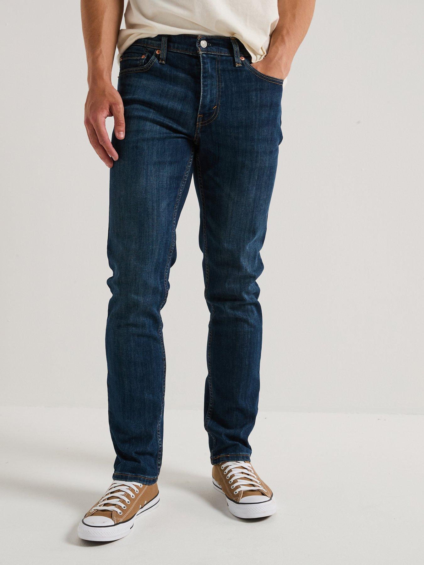 Levi's 511 Slim Fit Jeans, Dark Blue, Size 34, Inside Leg Regular, Men