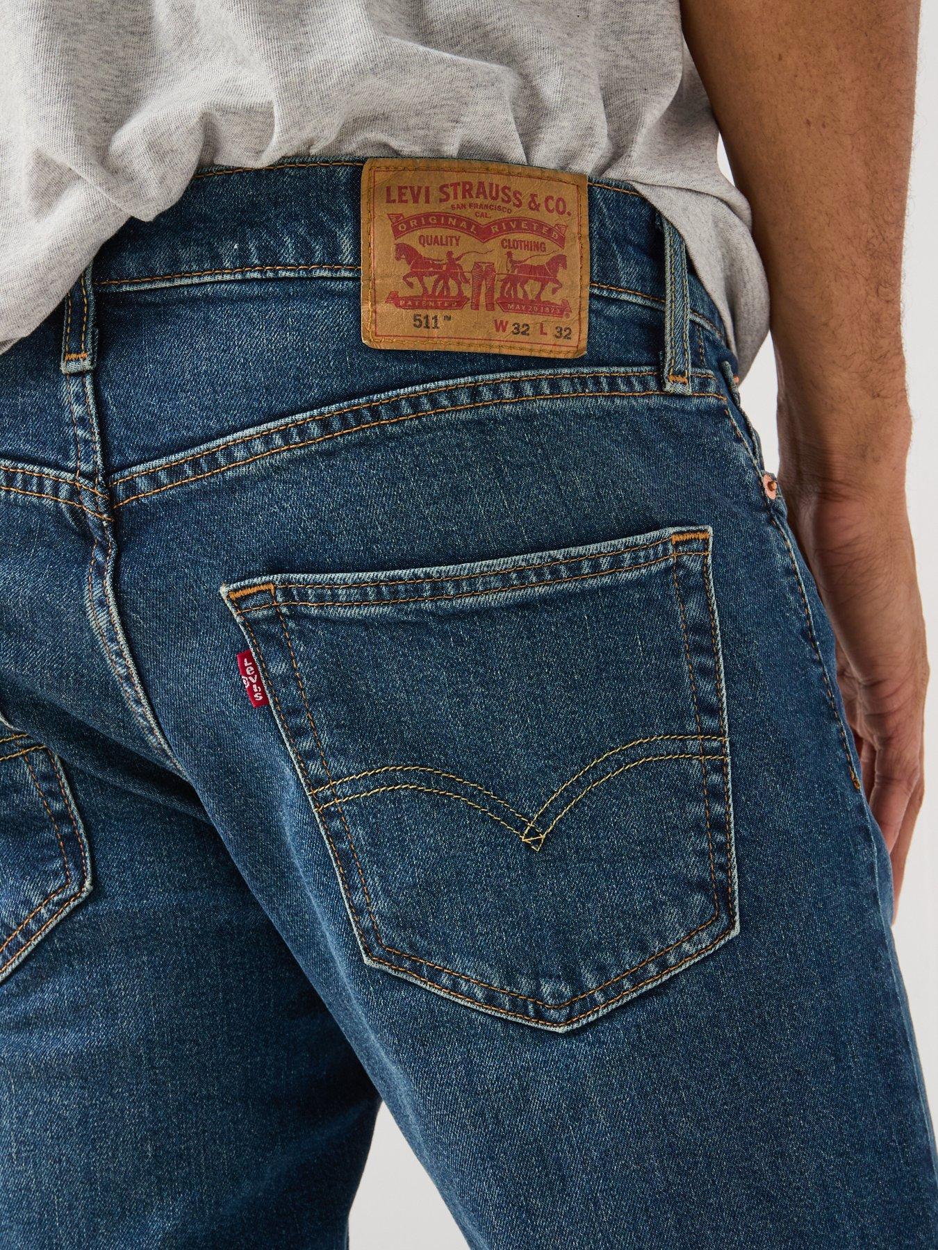 Levi's 511 Slim Fit Jeans Figure It Out Adv Dark Blue Very