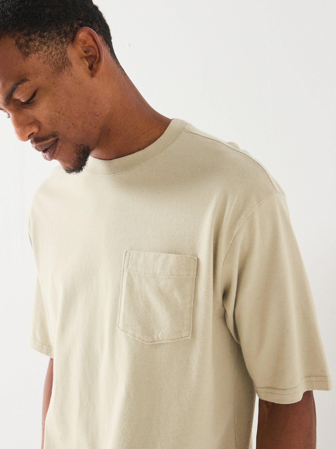 Image 5 of 6 of Levi's Short Sleeve Pocket T-Shirt- Beige