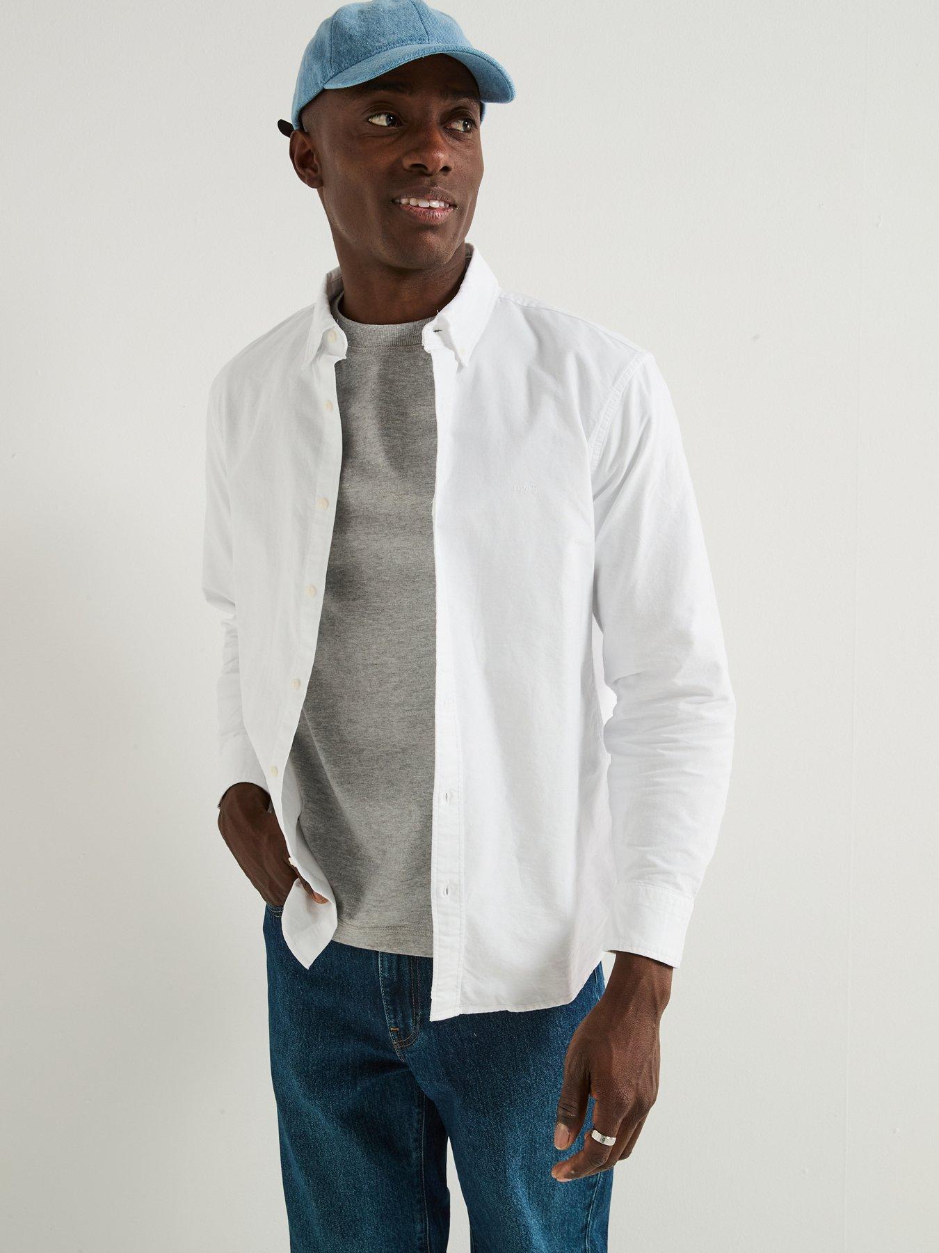 undefined Authentic Long Sleeve Button Down Shirt - White