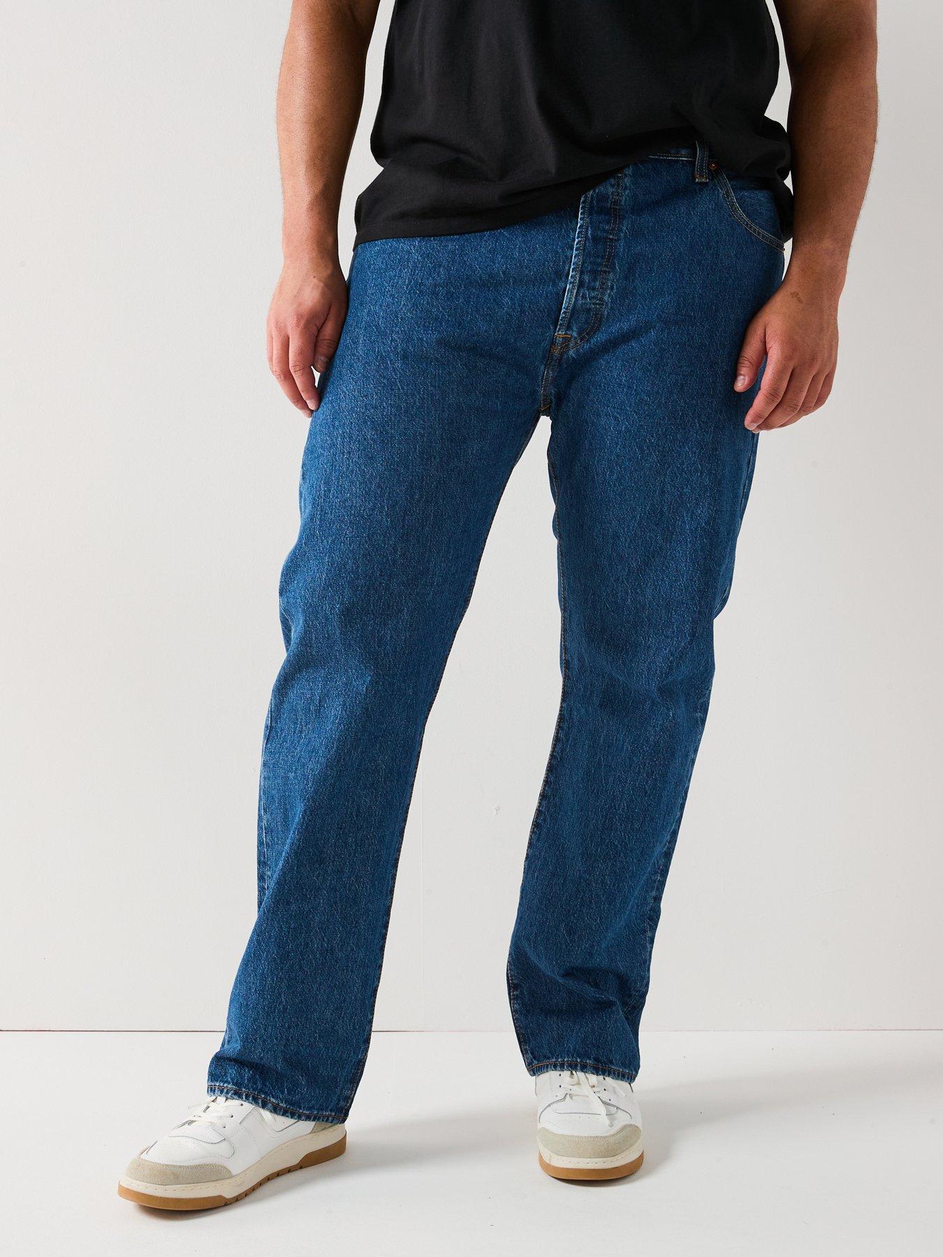 Levi's 501 Big  &  Tall Original Straight Fit Jeans - Dark Stonewash