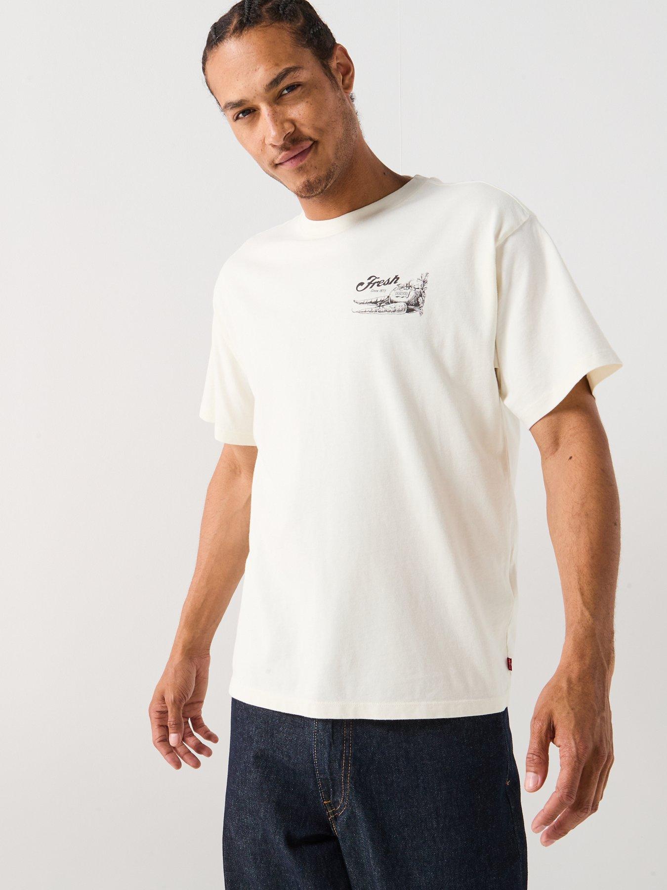 Image 2 of 6 of Levi's Vintage Fit Graphic Print Short Sleeve T-Shirt - White