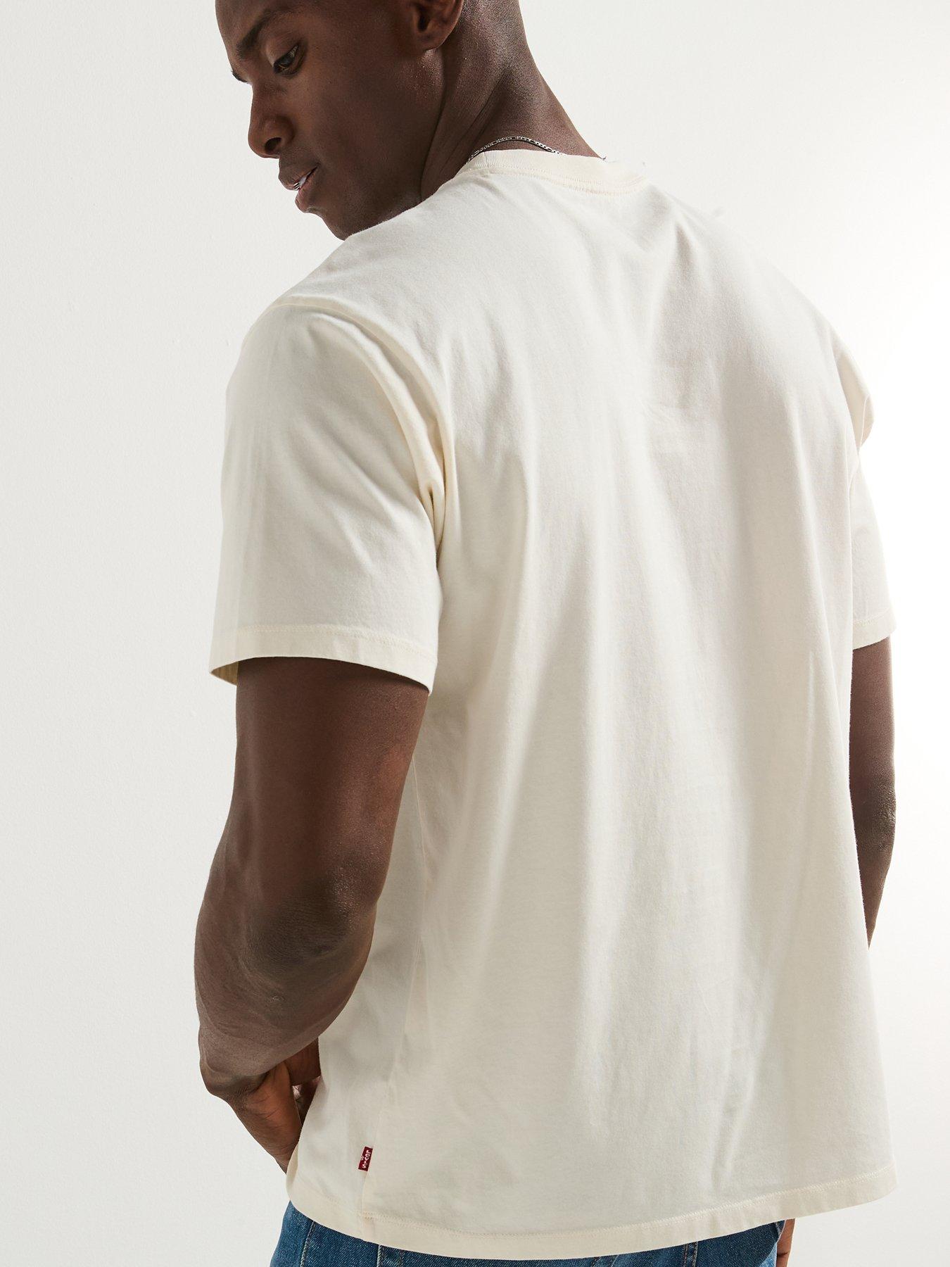 Image 6 of 6 of Levi's Short Sleeve Vintage Fit Graphic T-Shirt- White