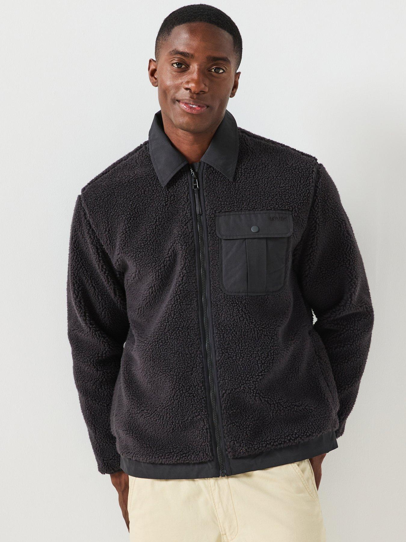 Levi's Joonie Sherpa Fleece Jacket - Black