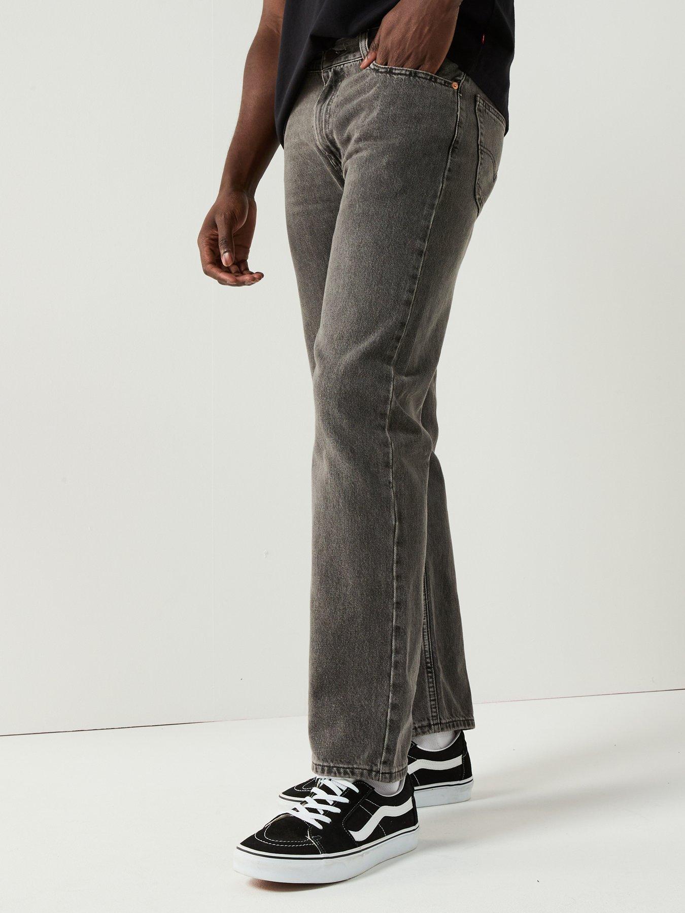 Levi's: 555 '96 Relaxed Straight Fit Jeans - Cheers To That - Grey