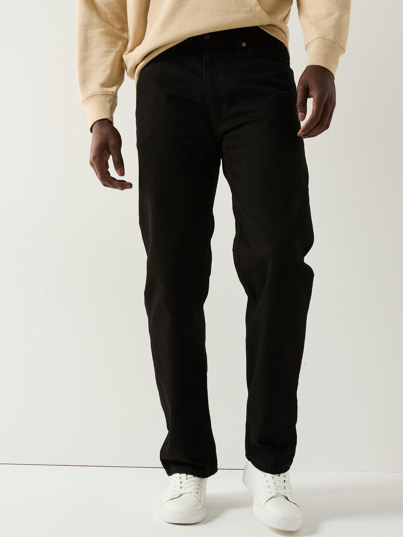 Levi's 555 Relaxed Straight Fit Jeans - Black