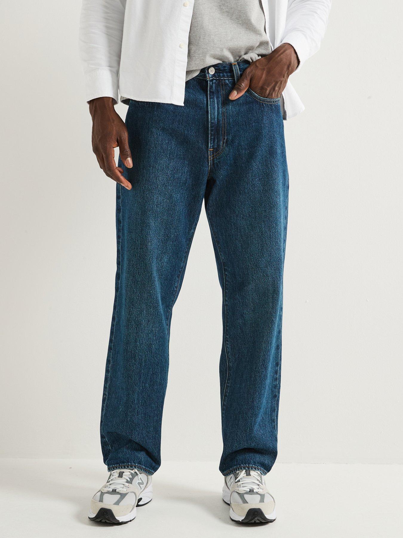 Levi's: 568 Loose Straight Fit Jeans - Check The Score - Blue