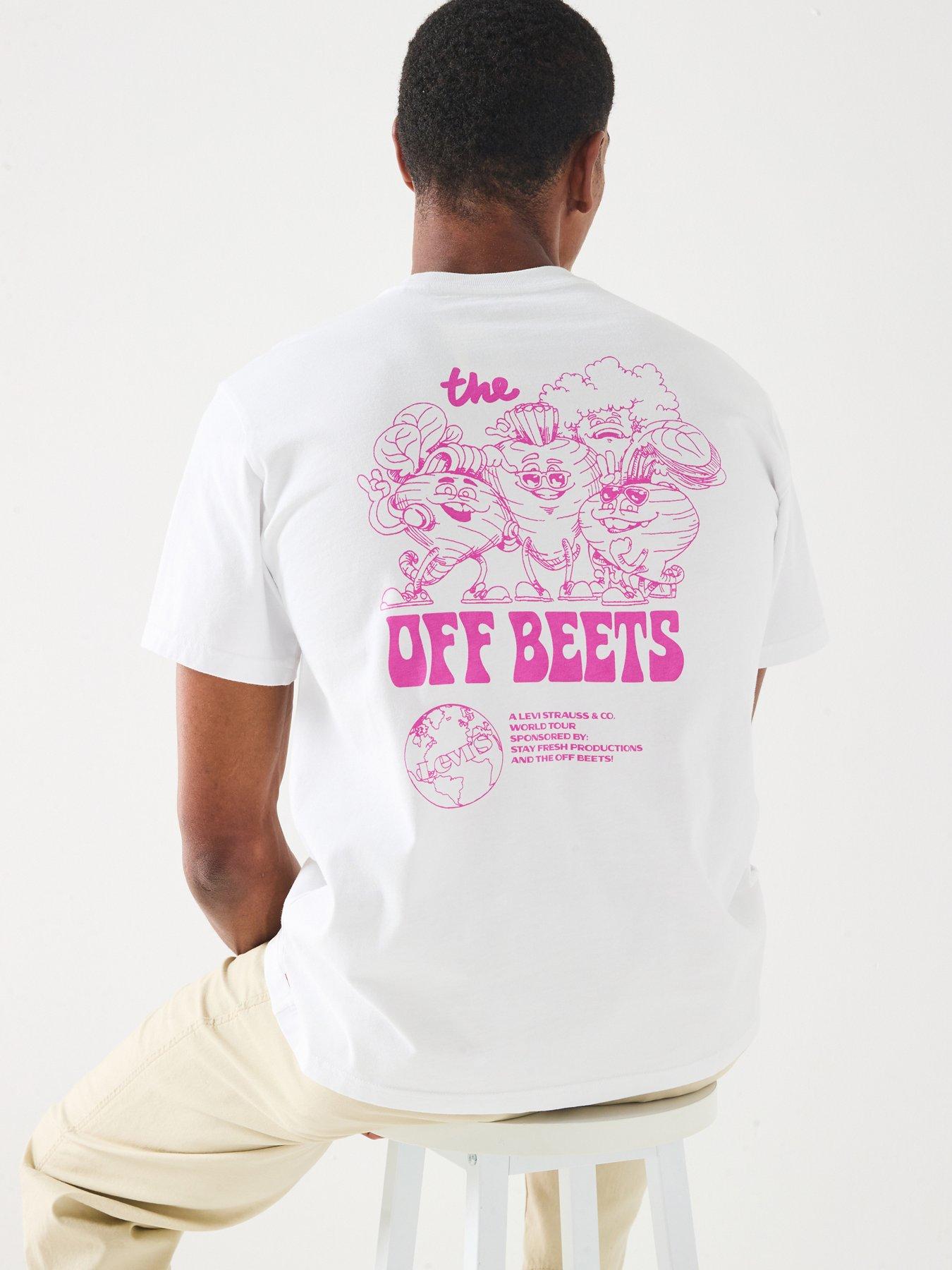 Levi's Levis Relaxed Fit Vegetable Back Graphic T-Shirt - White