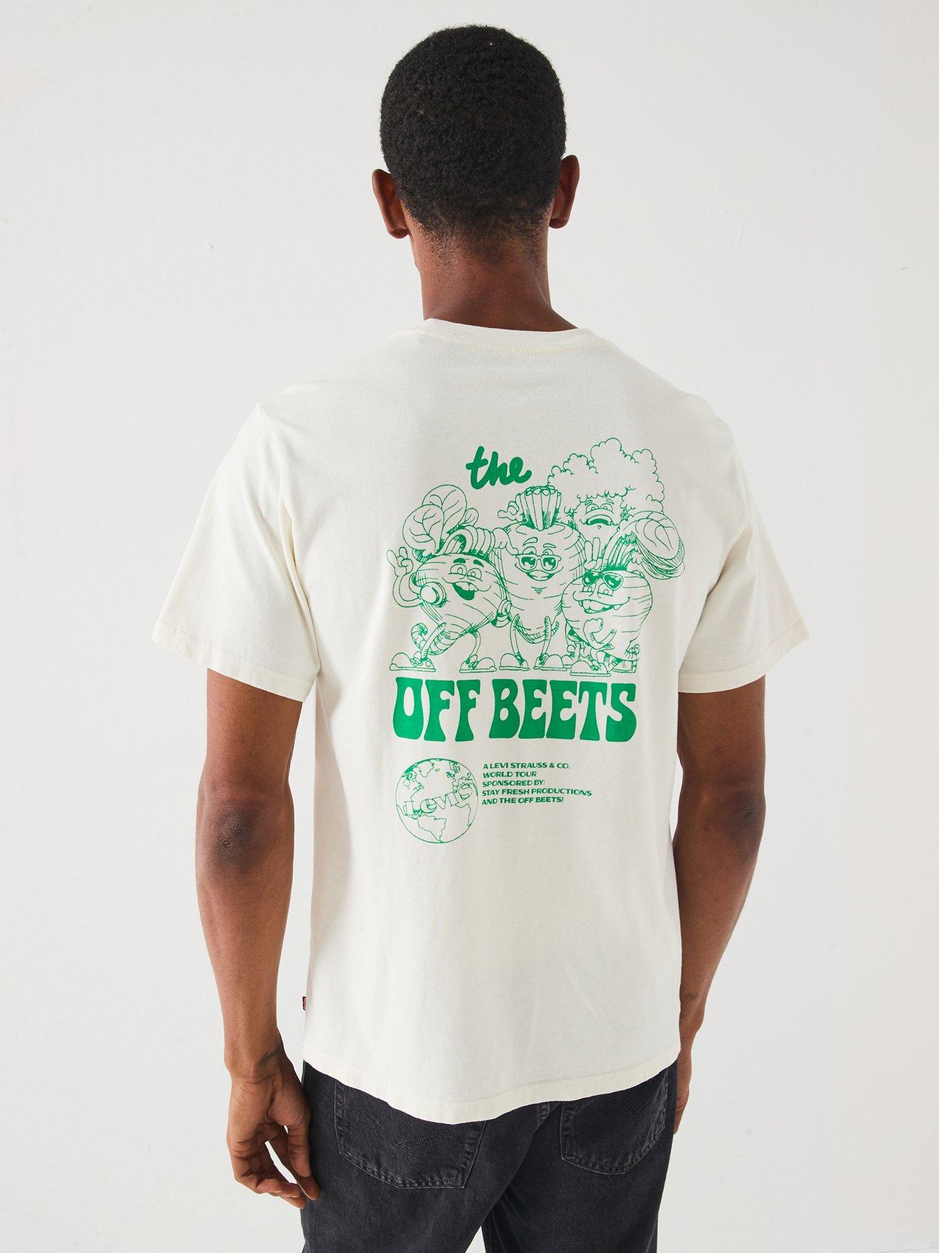 Levi's Levis Relaxed Fit Vegetable Back Graphic T-Shirt - White