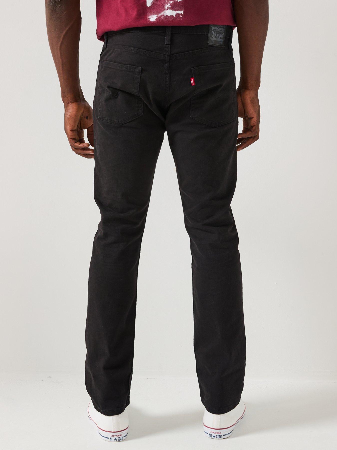 Levi's Levis 513 Slim Straight Fit Jeans Jet Black Very