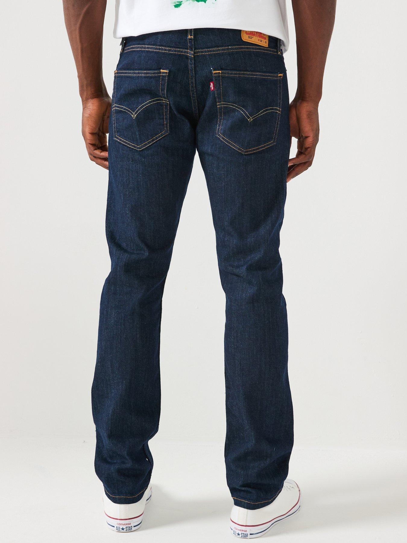Levi's Levis 513 Slim Straight Fit Jeans - Dark Blue | Very