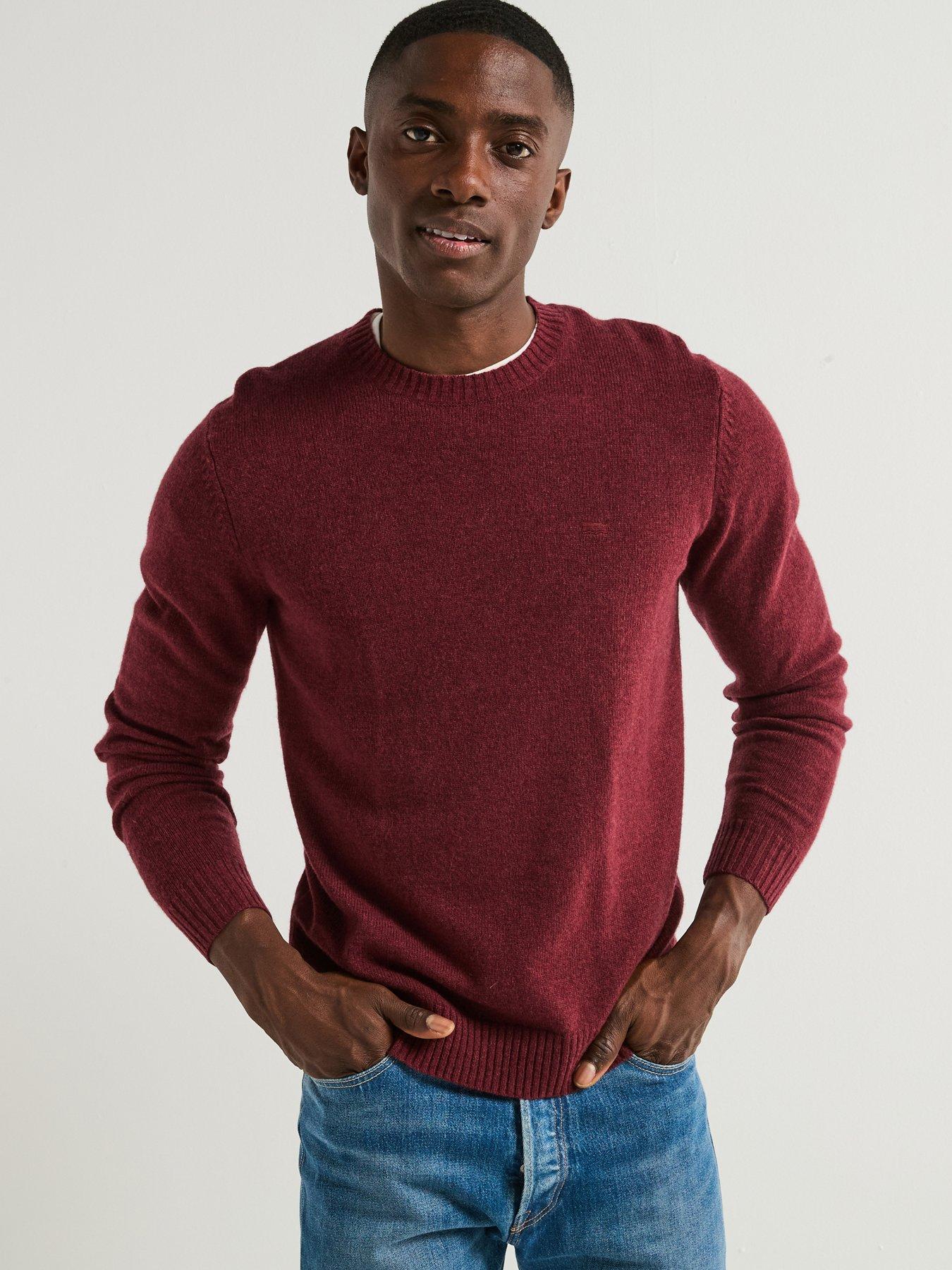 Levi'S Original Housemark Logo Knitted Jumper- Red