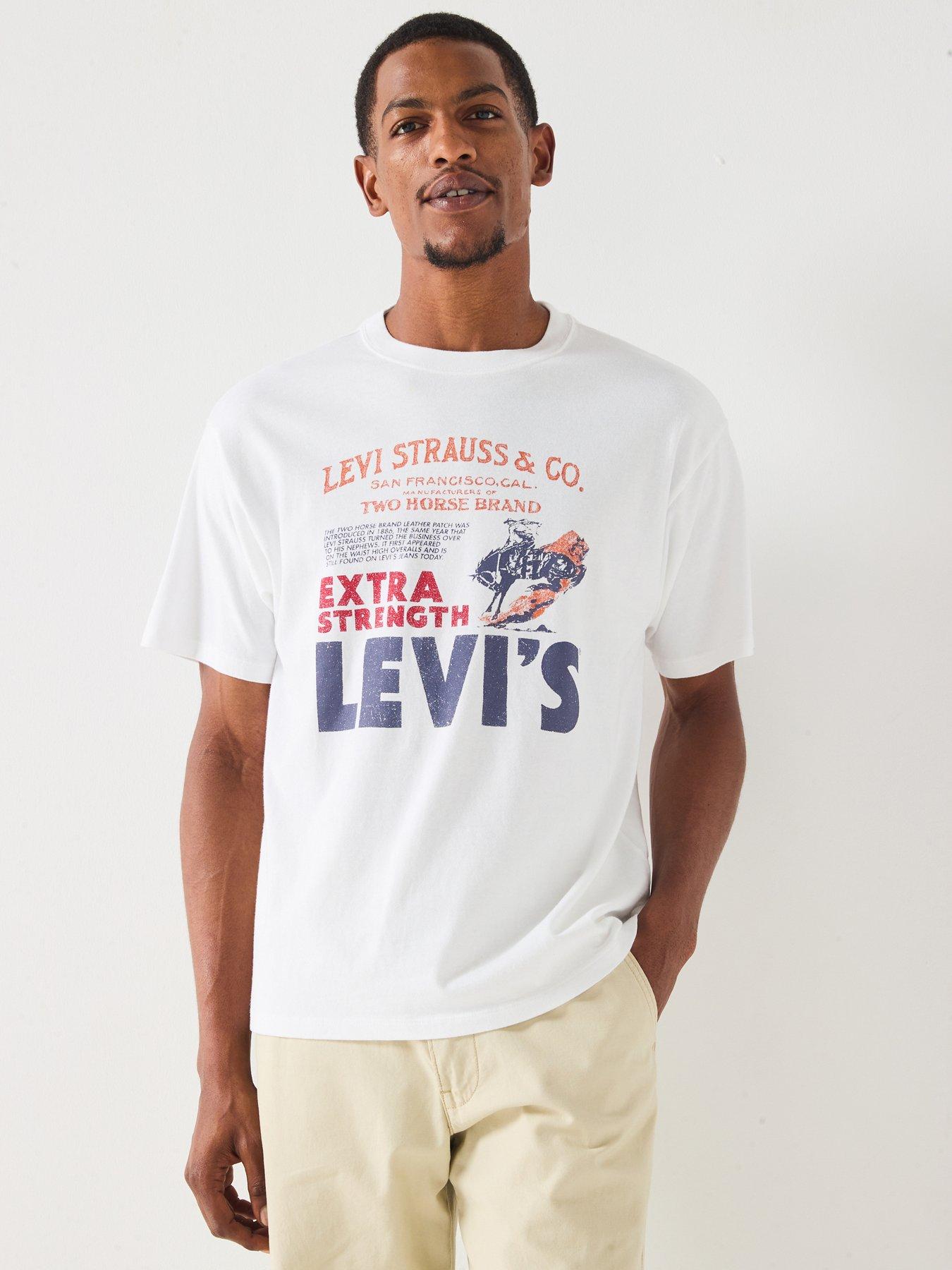 undefined Short Sleeve Vintage Fit Graphic T-Shirt- White