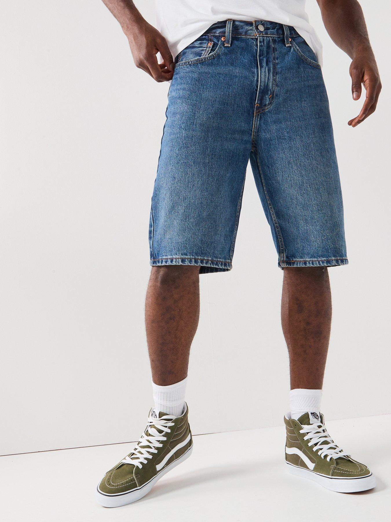 undefined 469 Loose Fit Denim Shorts - Indigo Heartbreak - Blue