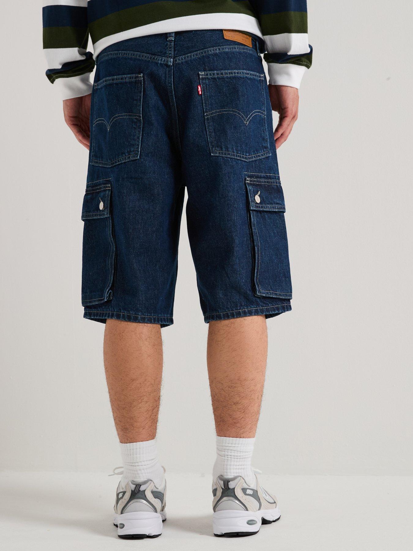 Levi's 478 Baggy Fit Denim Shorts - Next One Down- Dark Blue | Very