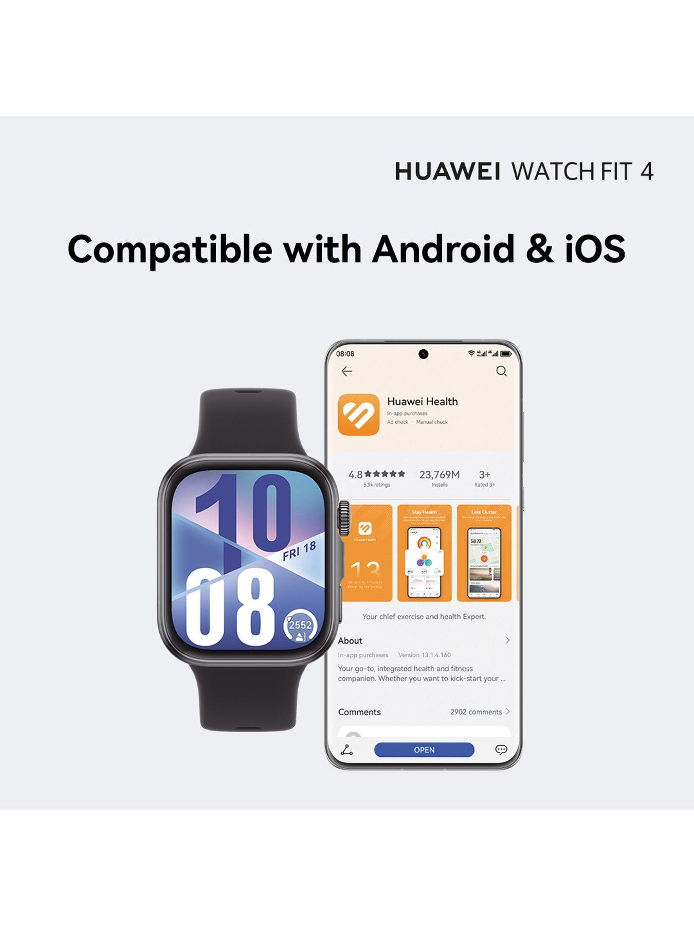 Huawei Watch Fit 4 Aluminium Alloy Black | Very